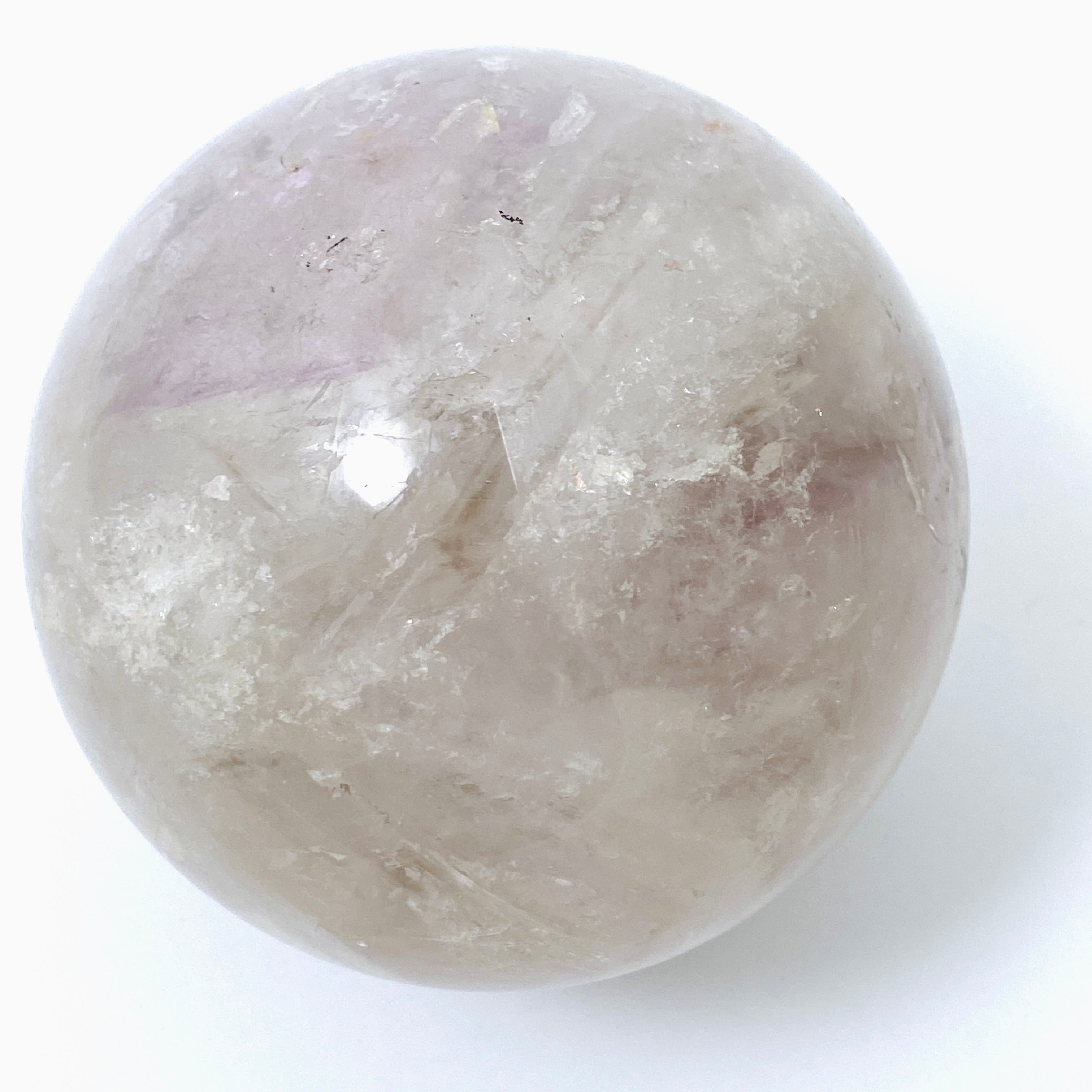 Enhydro Quartz Sphere EQS 02 - Natural Crystal Healing Stone for Meditation, Energy Work & Home Decor
