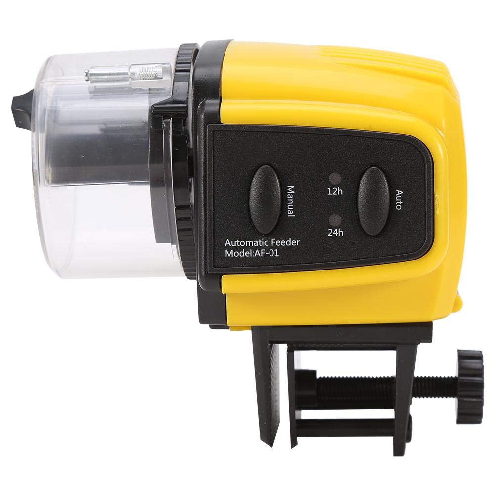 Estink Auto Fish Feeder - Automatic Electrical Aquarium Tank Timer Fish Food Dispenser for Vacation & Weekend Use | Perfect for Home, Office & Travel Aquariums
