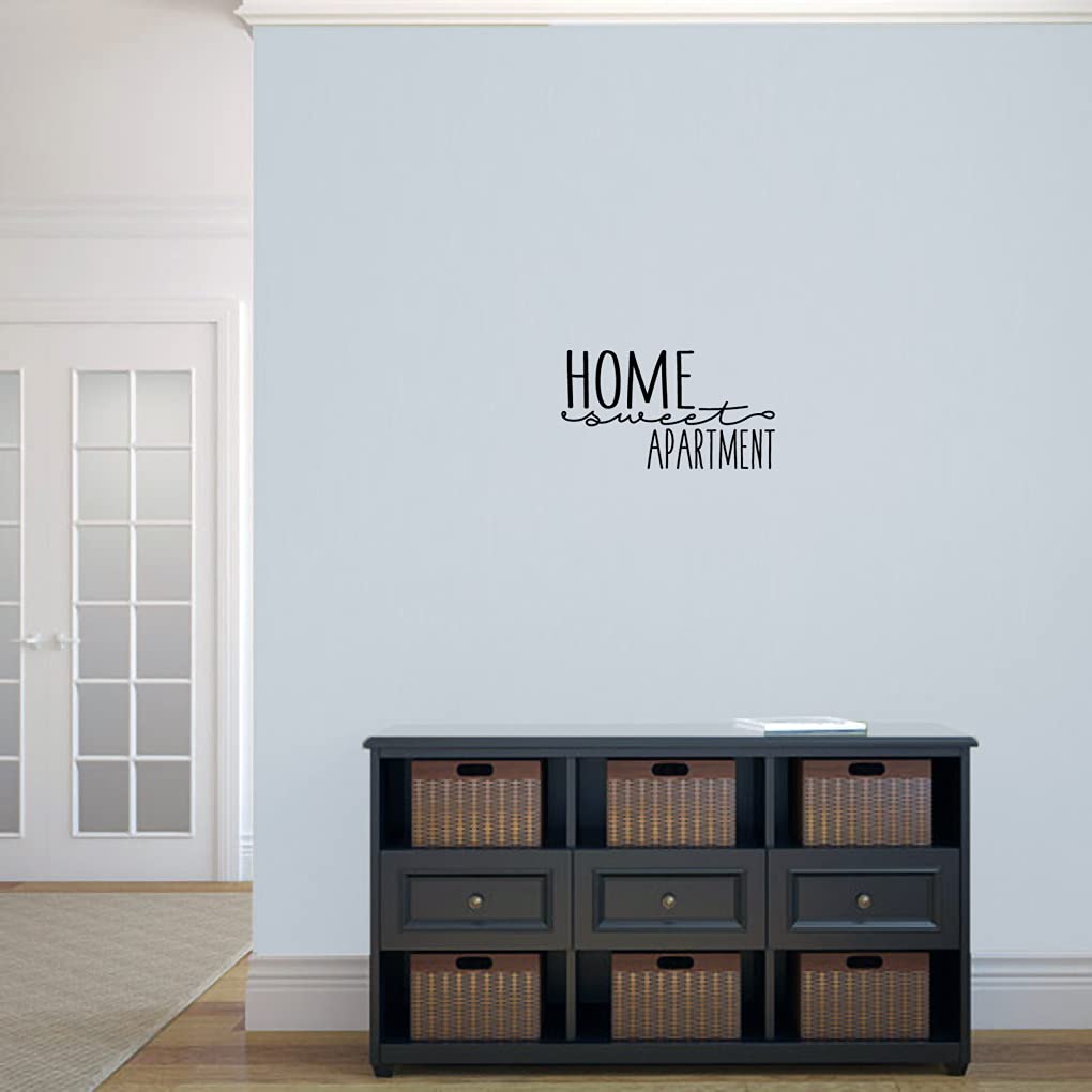 Home Sweet Apartment Wall Decal 18x10