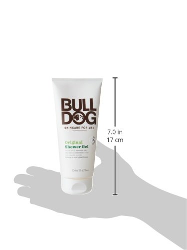 Bull Dog Skincare for Men Original Shower Gel 6.70 oz - Hydrating & Refreshing Body Wash for Men with Natural Ingredients - Perfect for Daily Shower & Gym Use