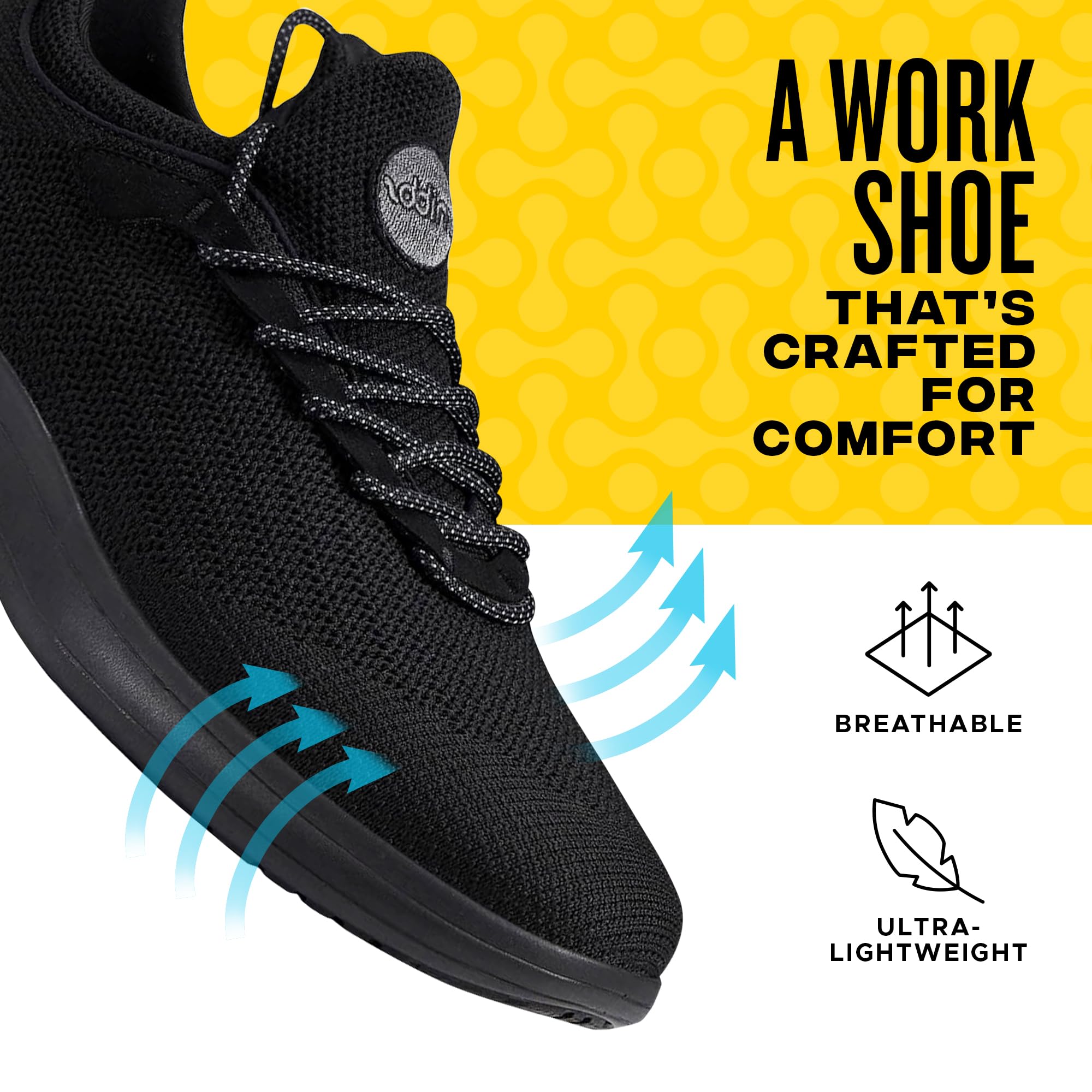 Non-Slip Work Shoes for Men & Women - Slip-Resistant Comfortable Shoes for Restaurant, Kitchen, Hospital & Daily Wear - Orbit Anti-Skid Walking Shoes