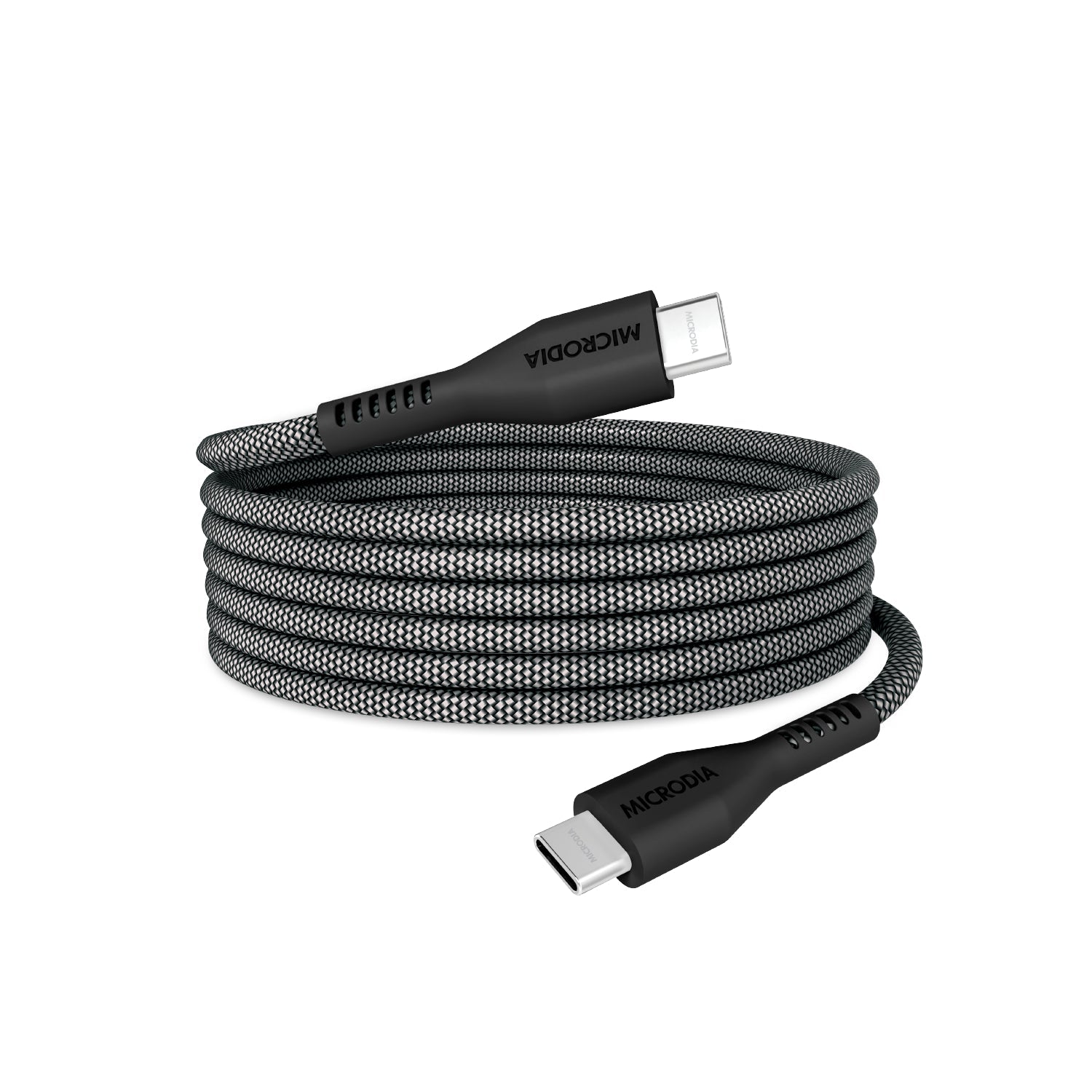 MICRODIA Znaptic™ Magnetic PD60W USB C to USB C Fast Charging Cable - Ultra High Speed Data Sync & Power Delivery for iPhone 15, MacBook, iPad Pro - Perfect for Home, Office & Travel Charging