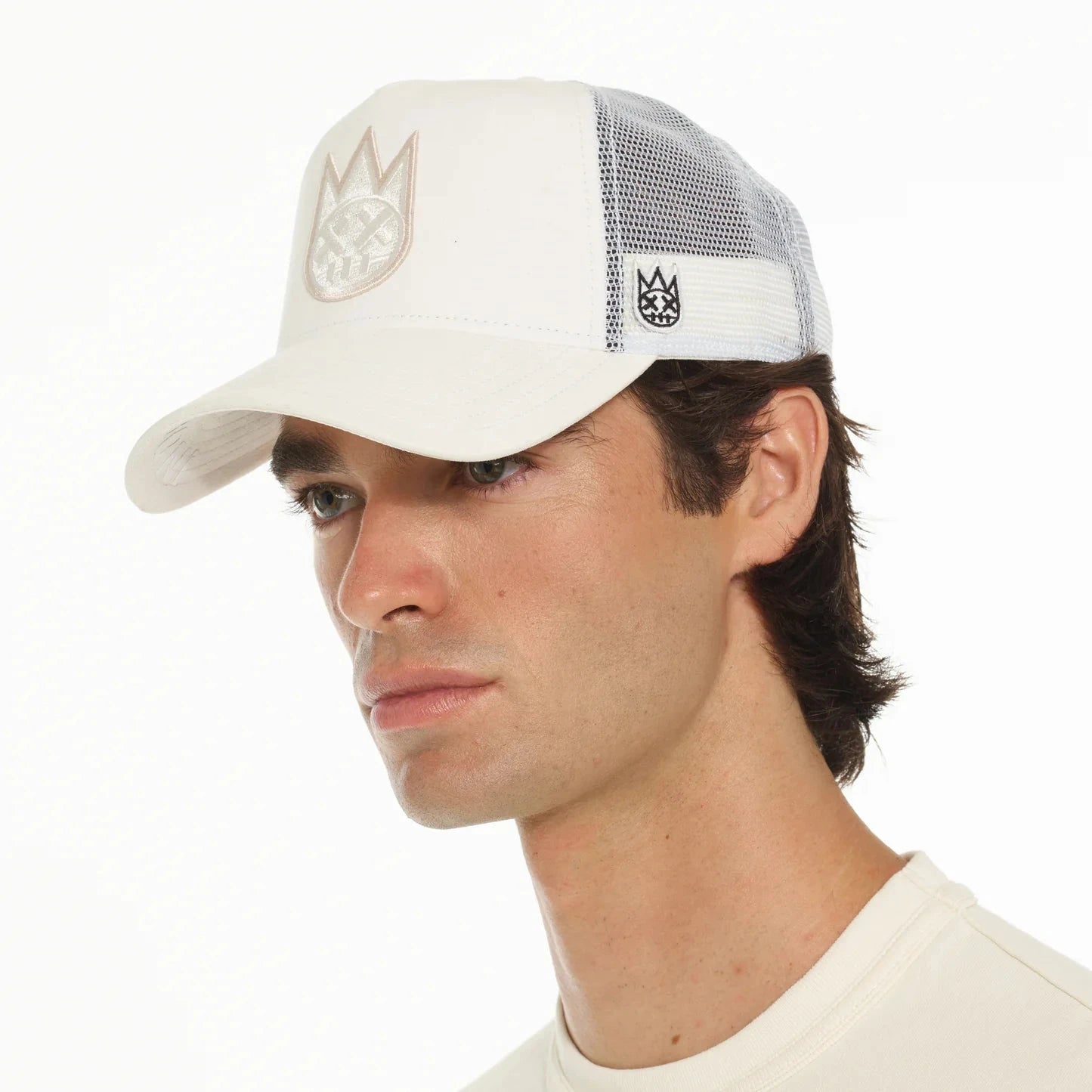 CULT OF INDIVIDUALITY Clean Logo Mesh Back Trucker Hat - Stylish Adjustable Baseball Cap for Men & Women - Perfect for Outdoor Sports, Casual Wear and Street Fashion