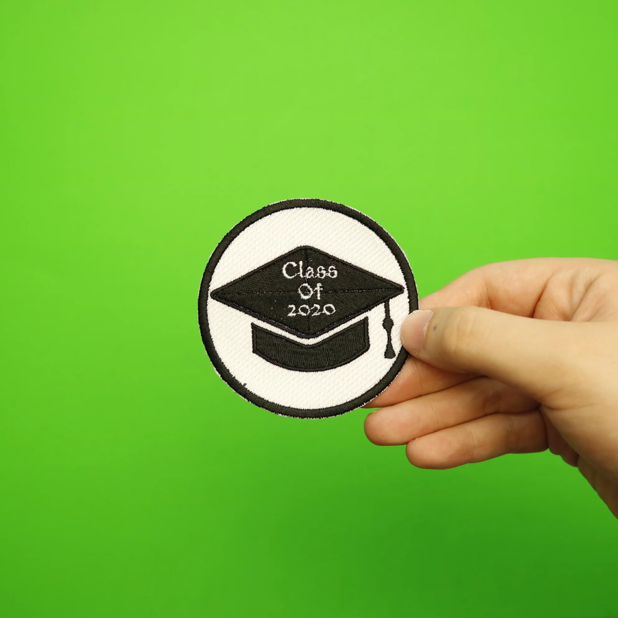 2020 Graduation Cap Patch - Embroidered Iron-On Applique for High School & College Graduates | Perfect for Commencement Ceremonies, DIY Decor & Keepsakes