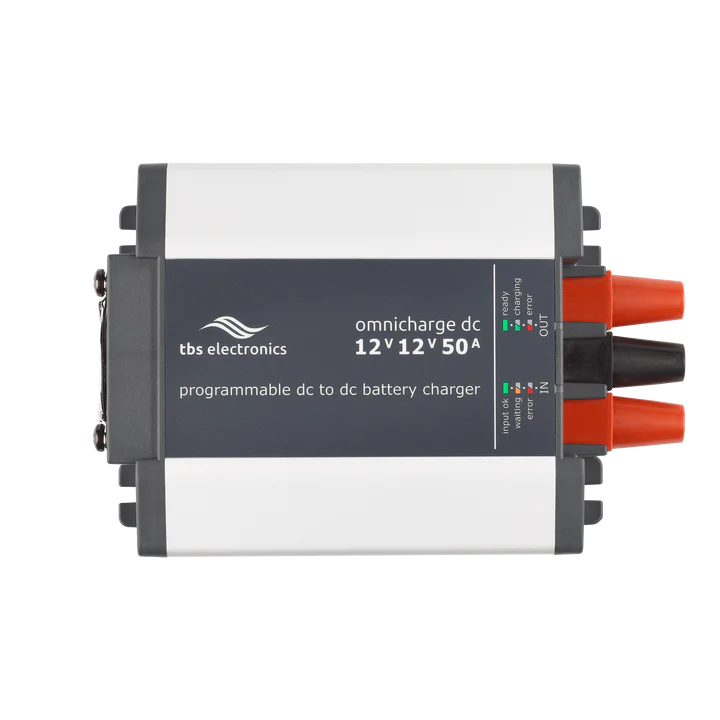 TBS 12V 50A DC Battery Charger - Fast Charging for Cars, Boats, RVs & Solar Power Systems