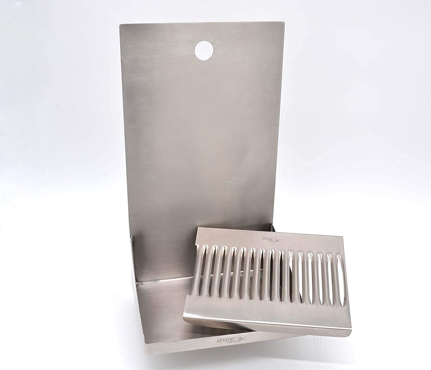 Premium Brushed Stainless Steel Drip Tray with Drain - 12