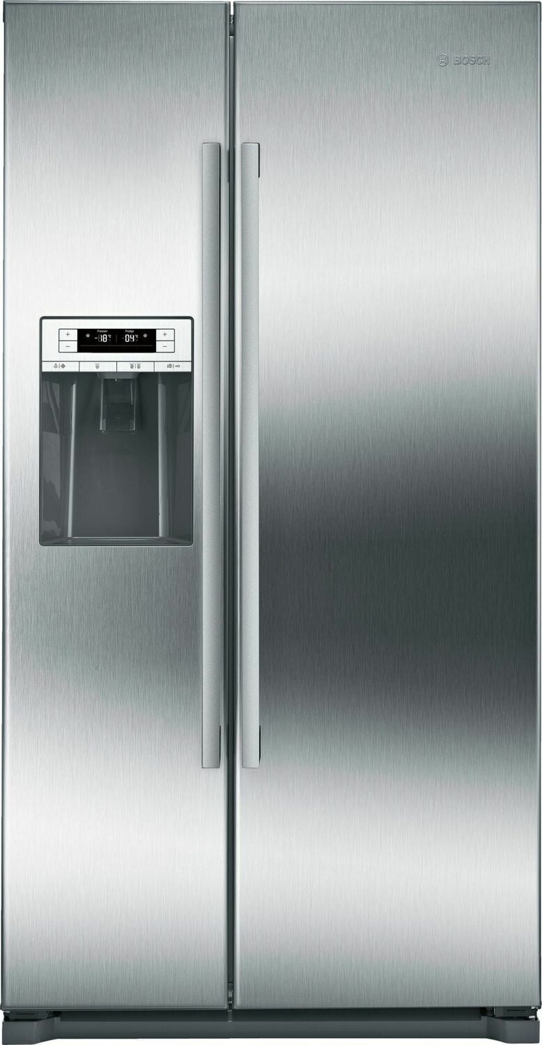 Bosch B20CS30SNS 300 Series 36-Inch Freestanding Counter Depth Side by Side Refrigerator - Stainless Steel, Easy Clean - Perfect for Modern Kitchens & Open Floor Plans