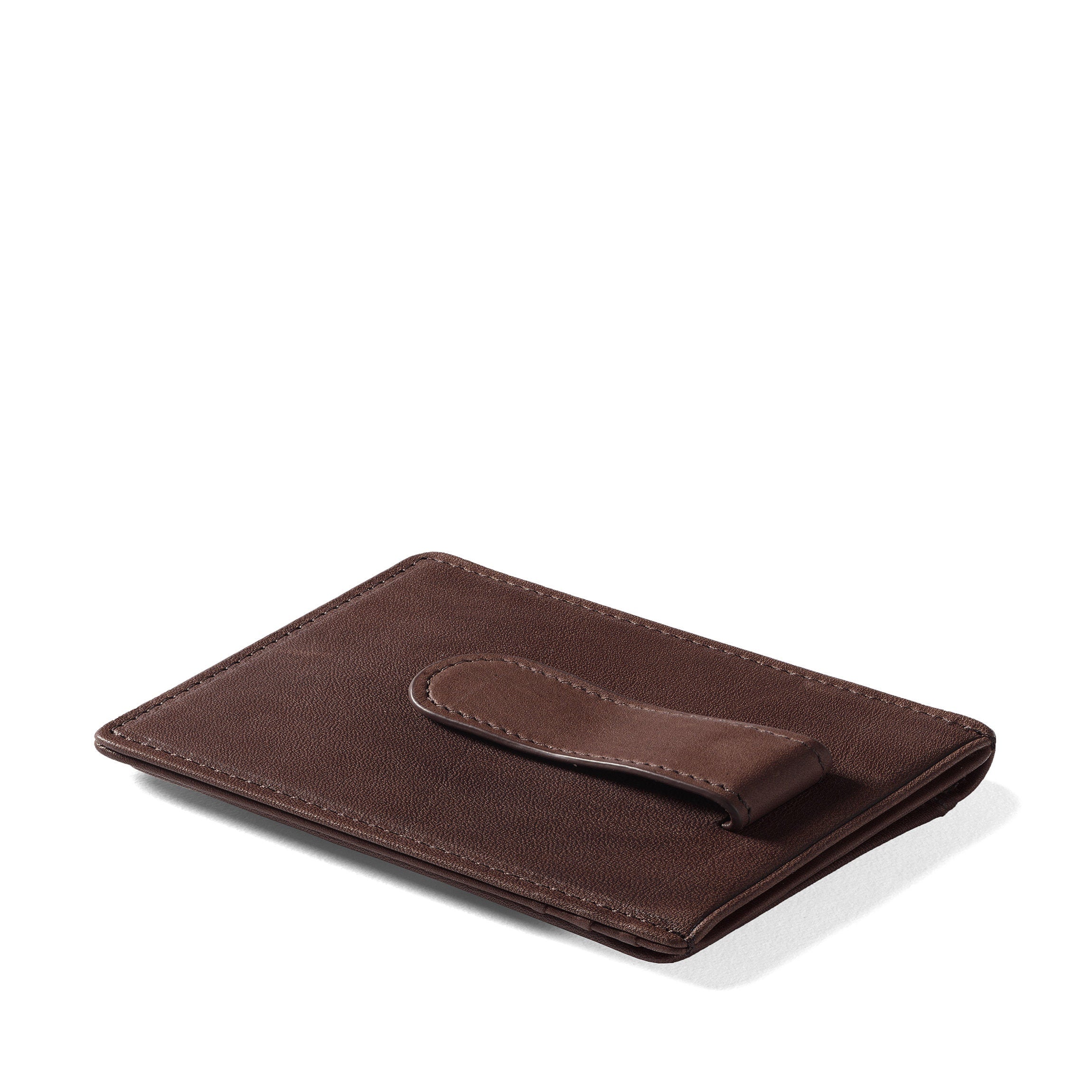 Premium Mahogany Money Clip Card Holder - Slim RFID Blocking Wallet for Men - Perfect for Business, Travel & Everyday Use
