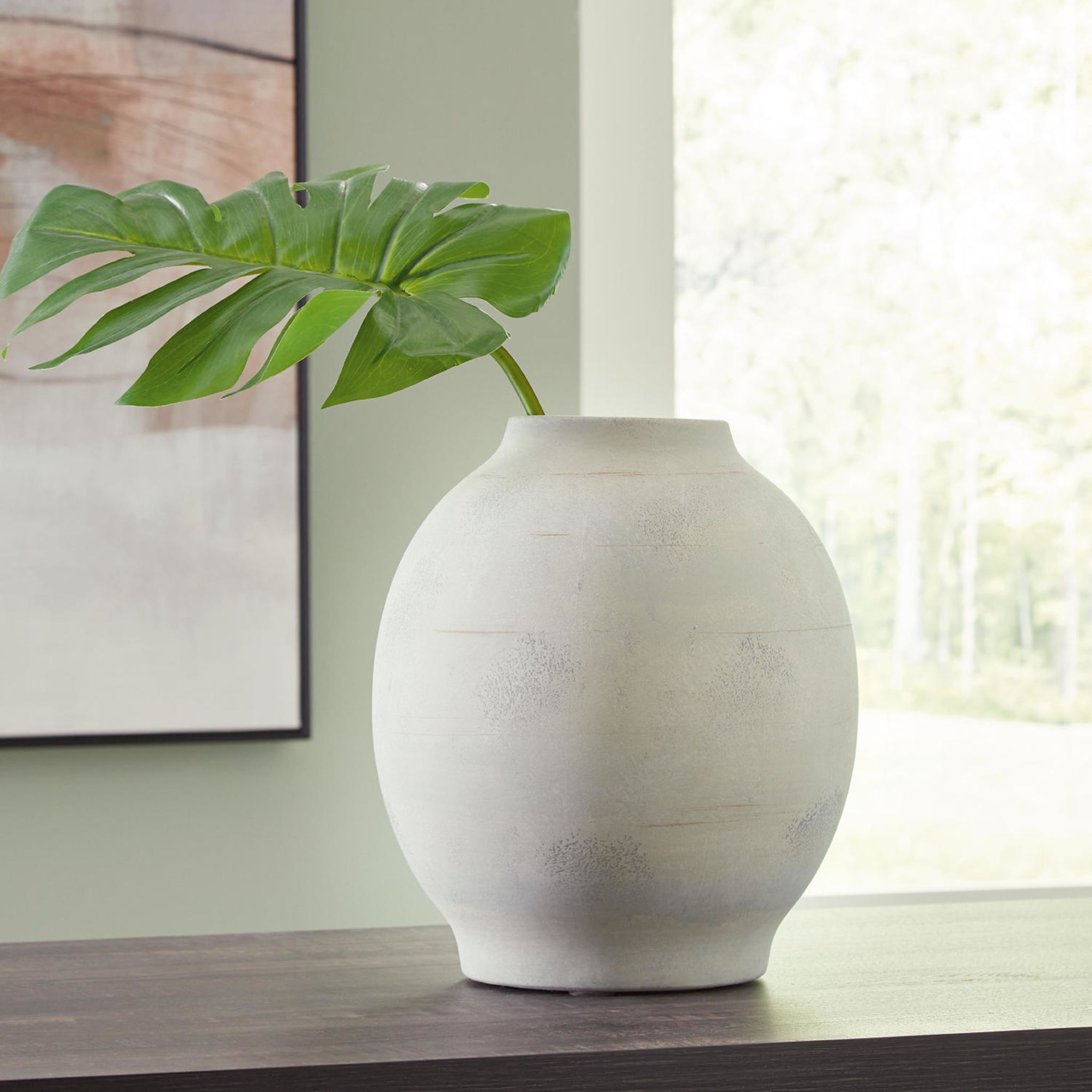 Clayson Ceramic Vase - Handcrafted Decorative Flower Vase for Home Decor, Wedding Centerpiece & Gift Idea | Perfect for Living Room, Dining Table & Office Desk