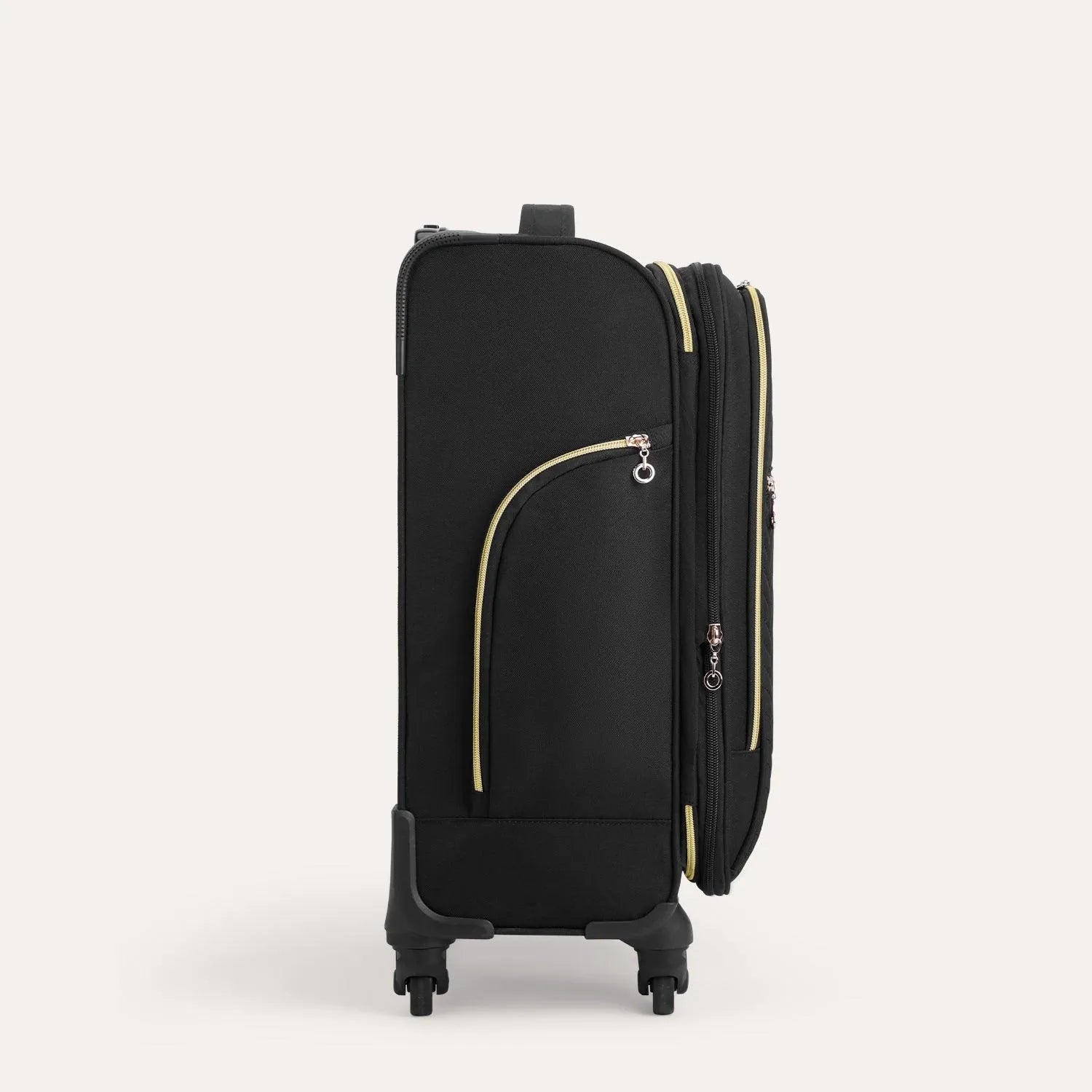 20 Inch Bonchemin Quilted Business & Travel Suitcase - Lightweight Carry-On Luggage with Spinner Wheels for Business Trips & Weekend Getaways
