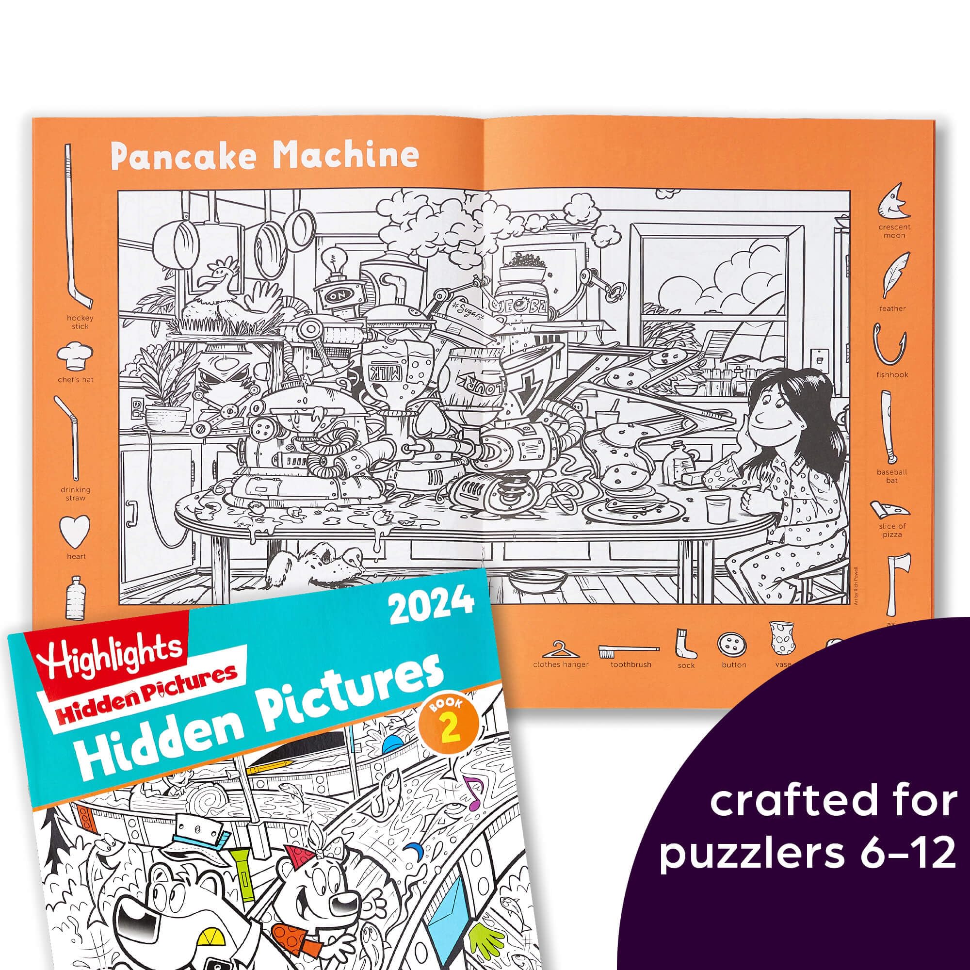 Hidden Pictures Activity Books for Kids Ages 6+ | 4-Book Set with Seek & Find Games | Screen-Free Travel Entertainment | Doubles as Coloring Books | Perfect for Road Trips, Airplane Rides & Rainy Day Fun (2024 Edition)