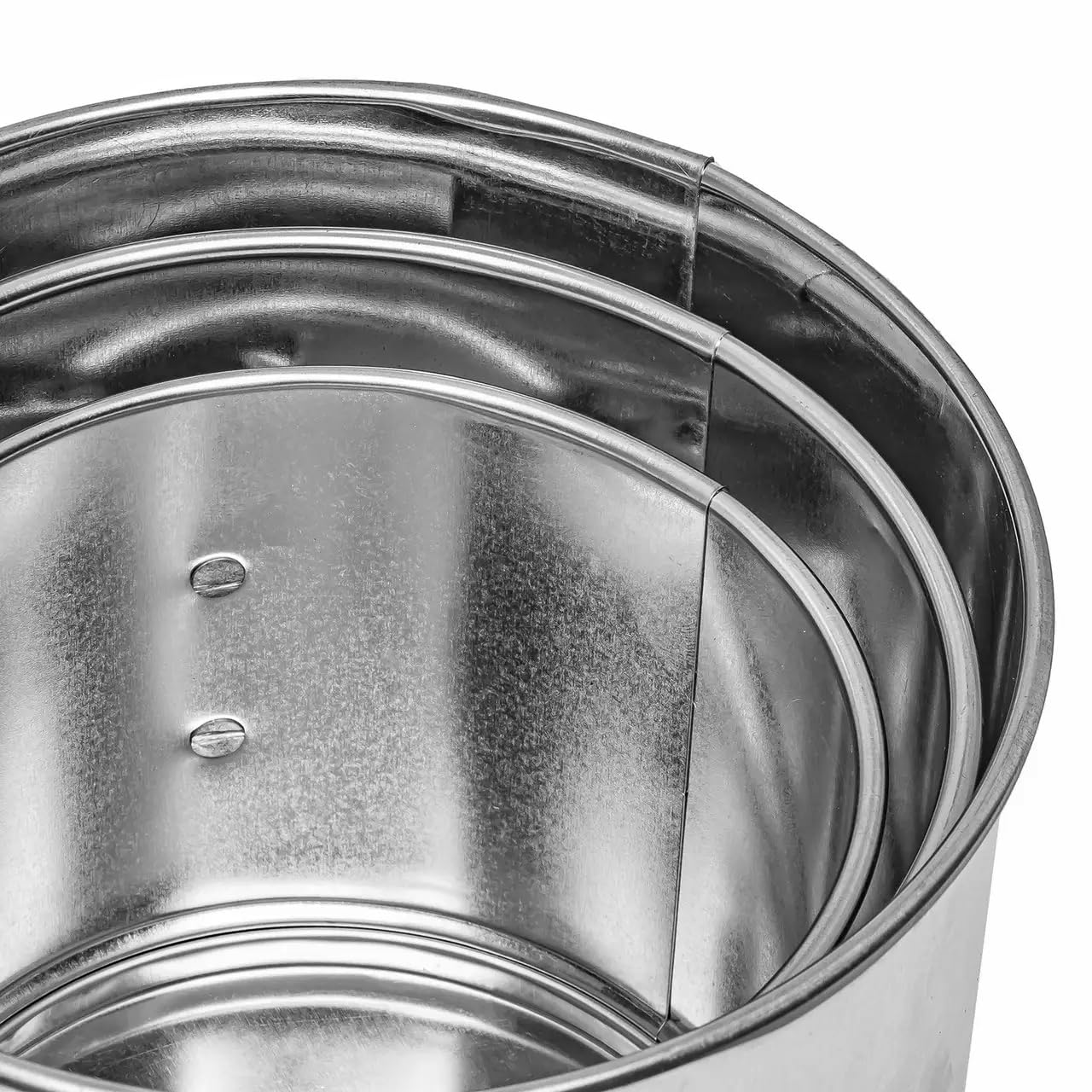 Premium Panettone Mold Set of 3 - Tall Steel Springform Baking Pans for Italian Christmas Cake, Easter Bread & Orthodox Paska - Perfect for Holiday Baking, Gift Giving & Traditional Celebrations