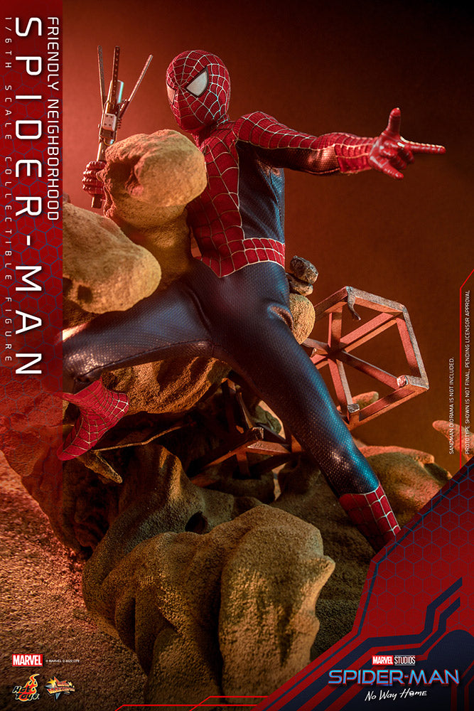 Hot Toys Marvel Comics Spider-Man No Way Home Friendly Neighborhood Spider-Man (Tobey Maguire) 1/6 Scale 12