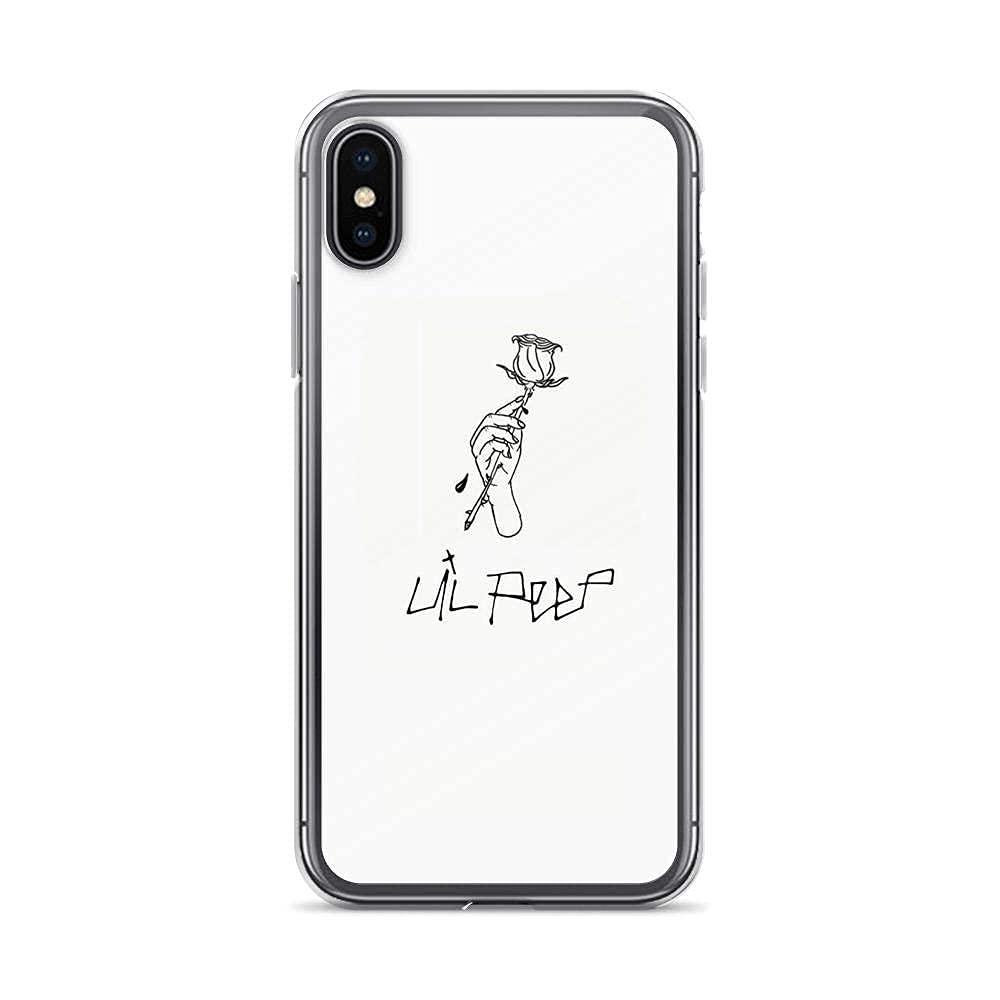 Lil Peep White Rose Tattoo Music Design Clear iPhone 11 Pro Case - Slim Protective Phone Cover for iPhone 11 Pro - Perfect for Music Fans, Trendy Style & Everyday Use