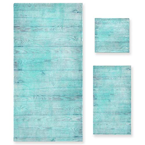 Chic Teal Wood