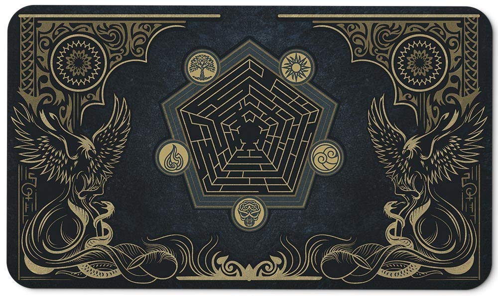 Paramint Oceanic Phoenix MTG Playmat - Magic The Gathering Game Mat for MTG, YuGiOh, Pokemon TCG - Premium Original Art Gaming Accessories | Perfect for Card Game Tournaments & Home Play Sessions