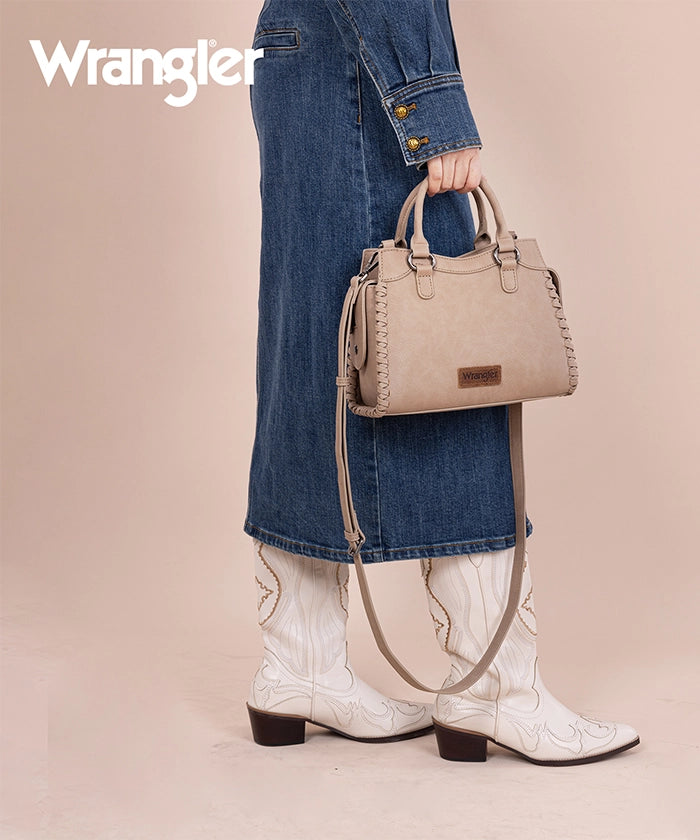 Wrangler Braided Tote Bag for Women - Stylish & Durable Woven Handbag - Perfect for Shopping, Beach, Work & Travel Accessories