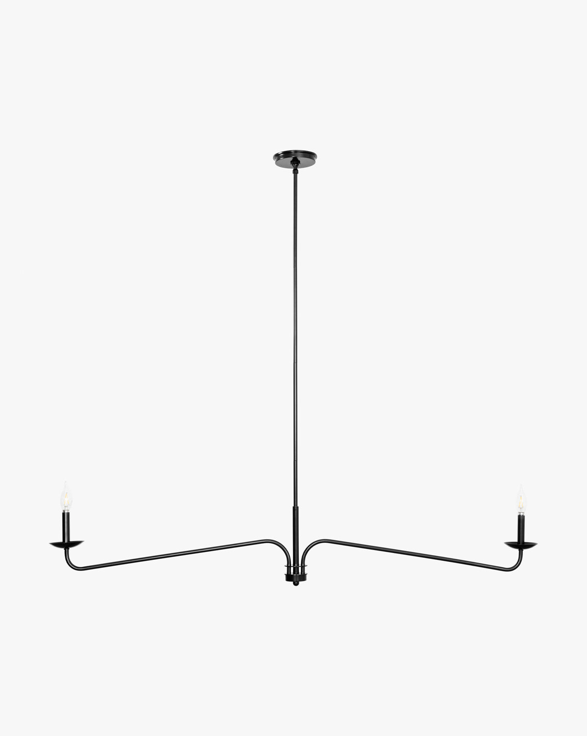 Philomena Linear Chandelier - Modern LED Pendant Light Fixture for Dining Room, Kitchen Island & Living Room | Dimmable Contemporary Lighting