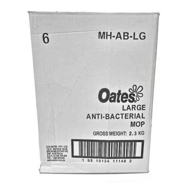 Oates Antibacterial Mop Head Replacement - Microfiber Cleaning Pads for Floors - Kills 99% of Bacteria - Perfect for Kitchen, Bathroom & Hardwood Floors Cleaning