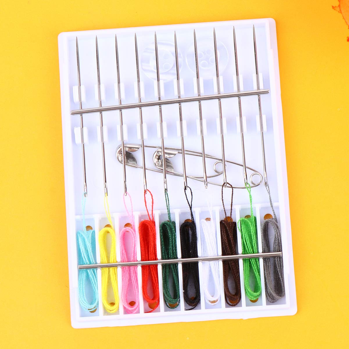 4-Piece Sewing Thread & Needle Set for DIY & Crafts