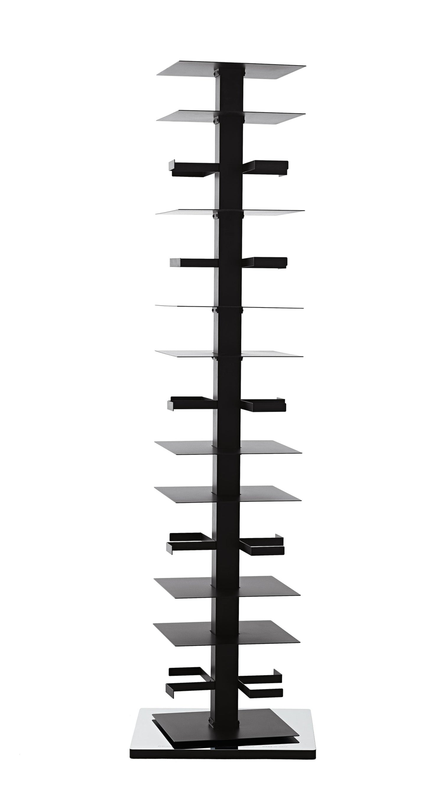 Bruno Rainaldo Ptolomeo x4 Vertical Bookcase - Modern Wooden Bookshelf for Home & Office Storage - Perfect for Living Room, Bedroom, or Study Organization