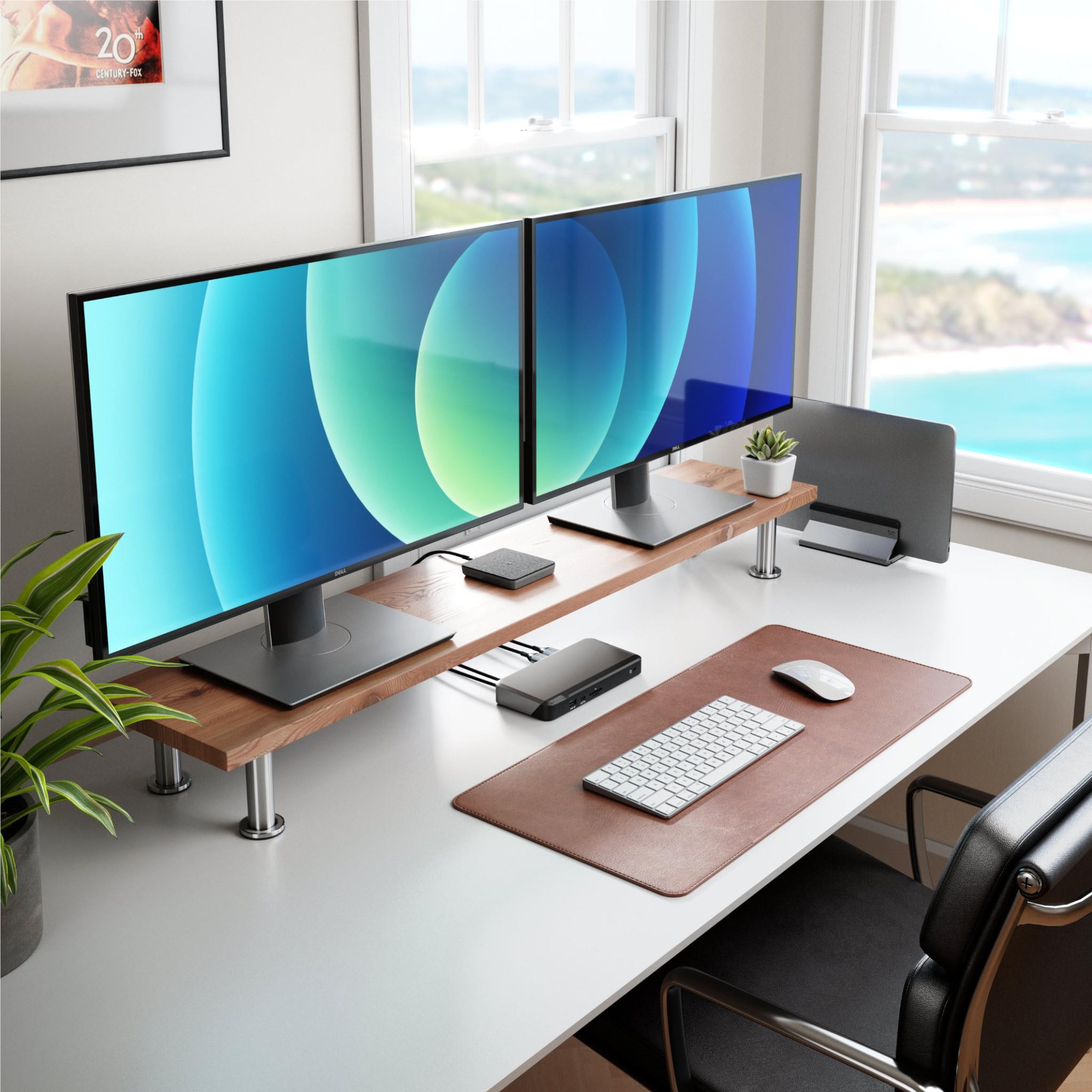Alogic USB C Dual 4K Docking Station with 65W Power Delivery - 12-in-1 Laptop Dock for MacBook Pro/Air, Windows PC - HDMI, Ethernet, USB Ports - Perfect for Home Office & Remote Work Setup