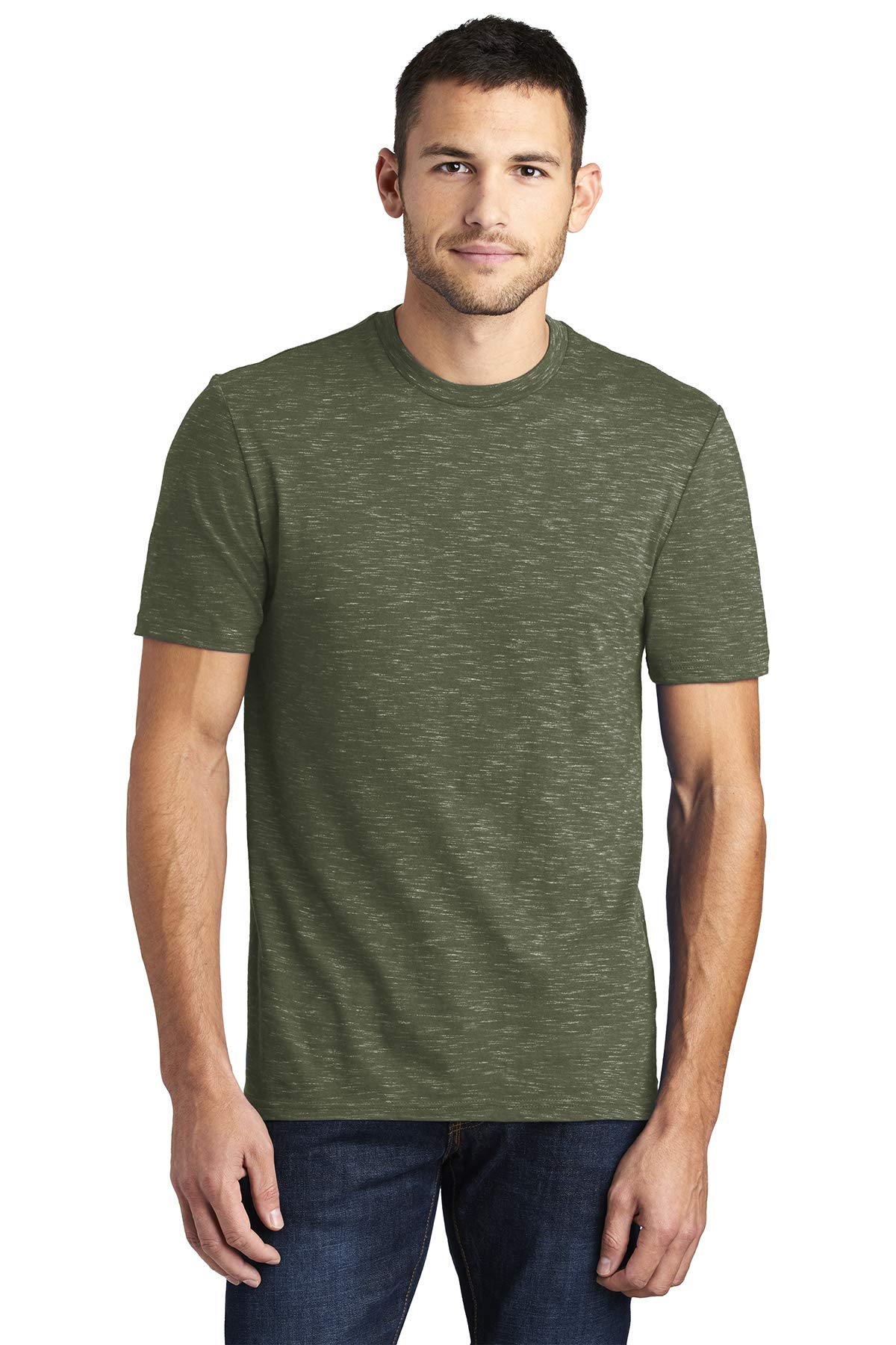 District Men's Medal Tear-Away Label T-Shirts - Comfortable Casual Tees for Gym, Workout & Everyday Wear