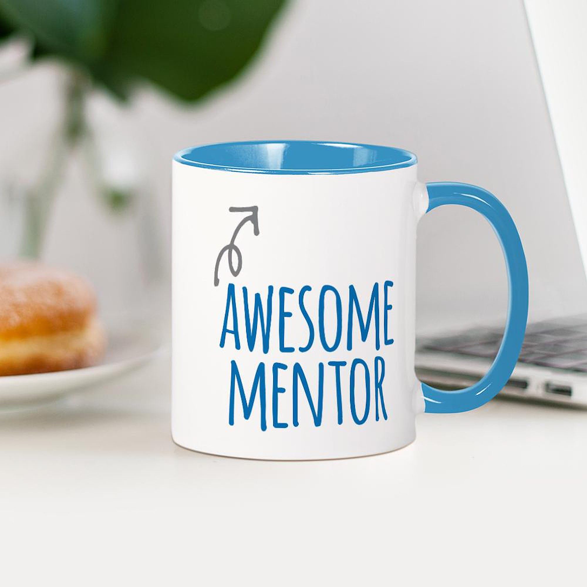 Awesome Mentor Ceramic Coffee Mug 11 oz (325 ml) - Perfect for Teachers, Coaches & Inspirational Gifts - Ideal for Office, Home & Coffee Breaks
