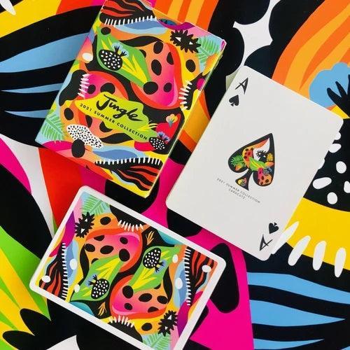 Premium Gilded Jungle-Themed Playing Cards - Elegant Gold Foil Deck for Poker, Magic Tricks & Collectibles - Perfect for Game Nights, Gifts & Cardistry