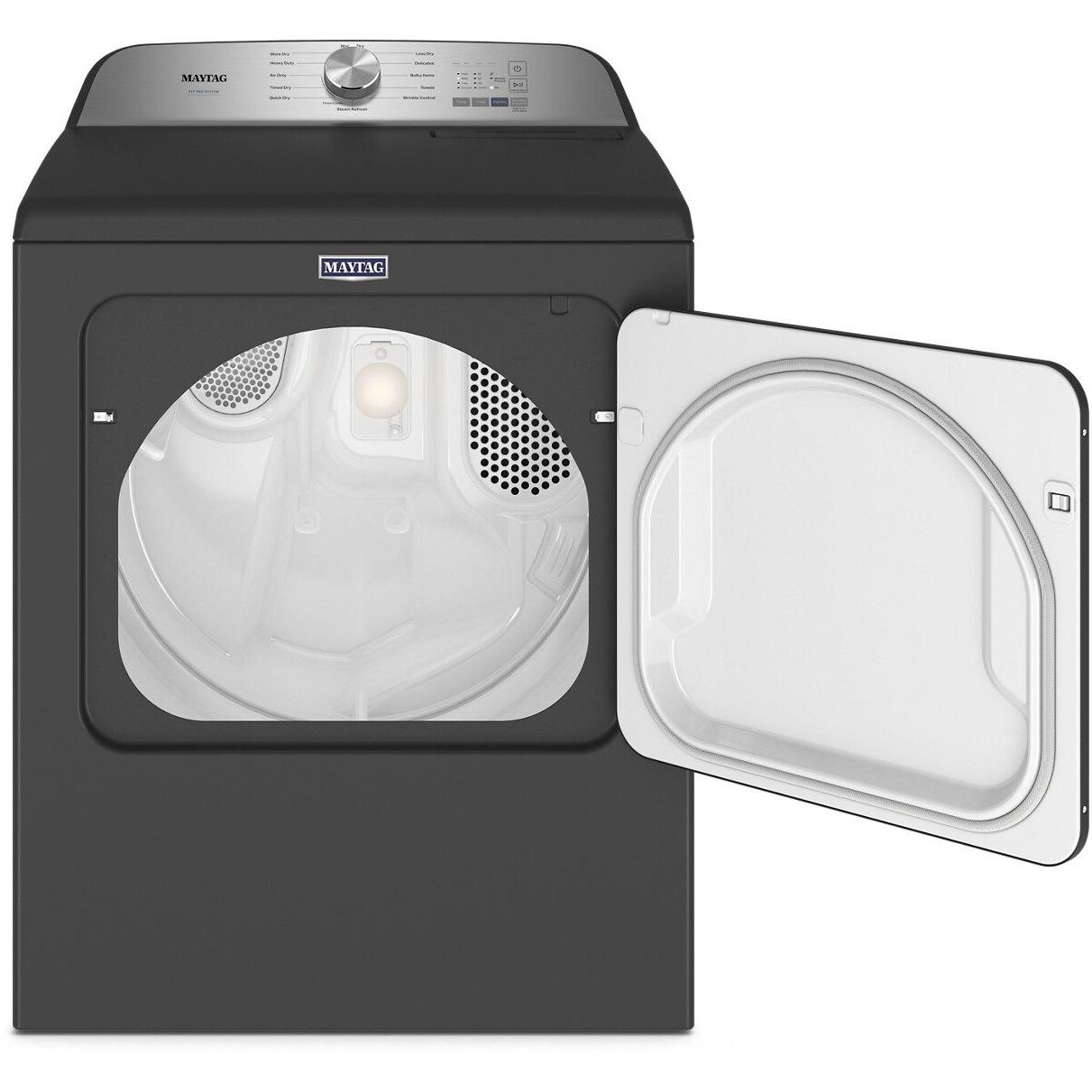 Maytag 7.0 cu. ft. Electric Dryer with Pet Pro Option YMED6500MBK - Perfect for Large Laundry Loads & Pet Hair Removal