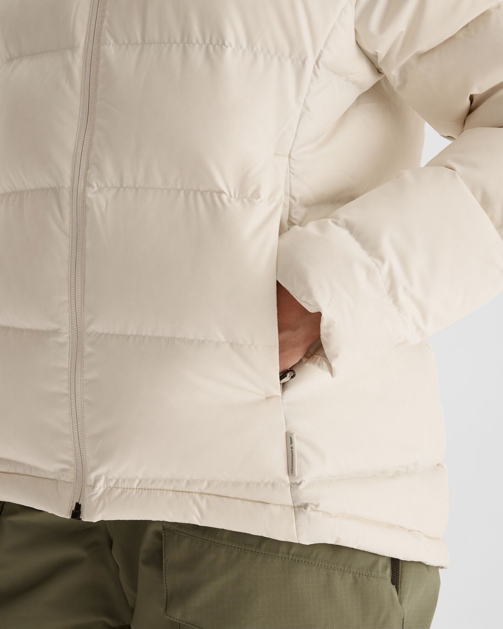 Women's Epiq Hooded Down Jacket - Natural Color Lightweight Winter Coat for Outdoor Activities | Waterproof Windproof Puffer Jacket for Hiking, Skiing & Cold Weather