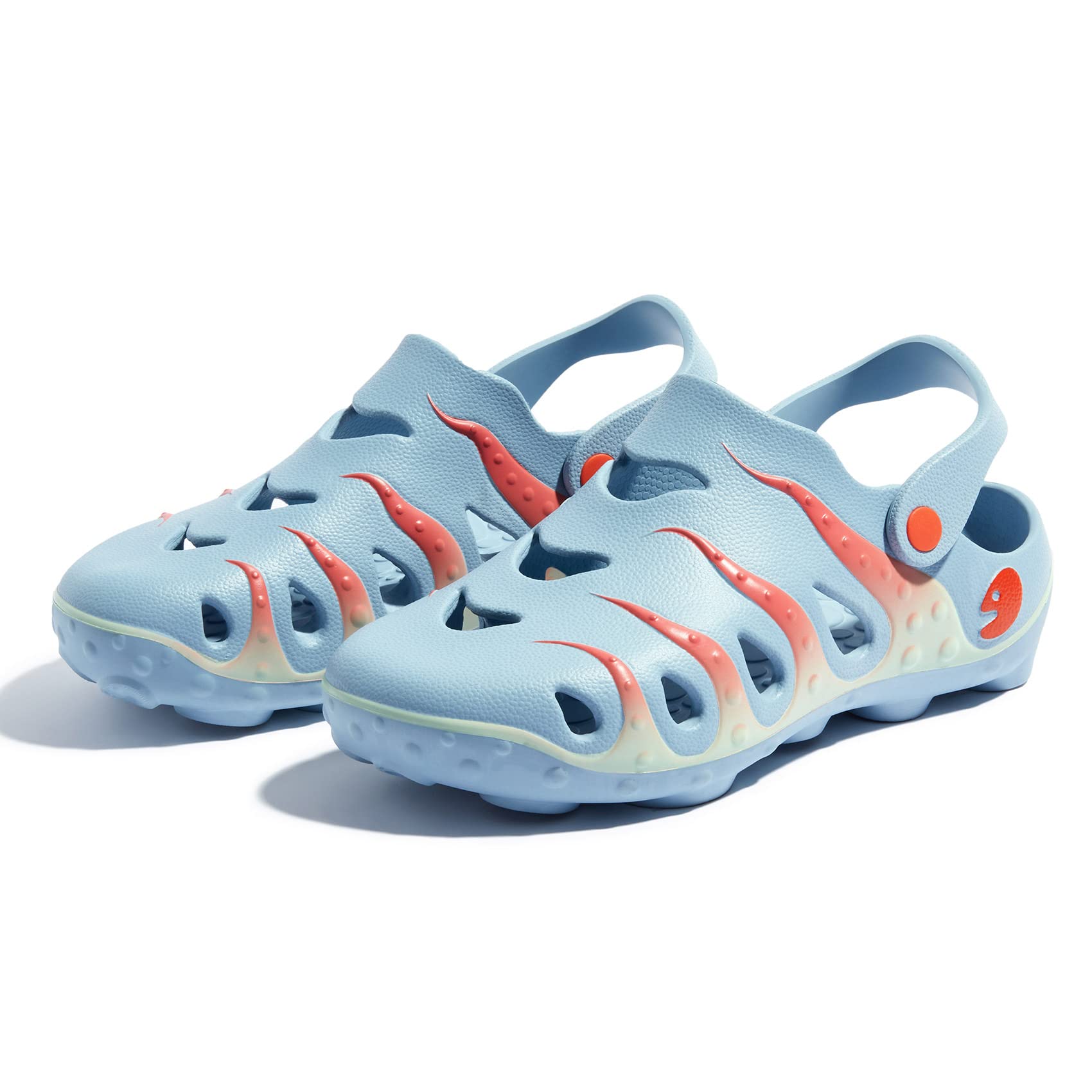 UIN Men's Clog Garden Shoes - Slip On Beach Outdoor Slippers & Sandals with Octopus Design - Perfect for Beach, Pool, Garden and Casual Wear