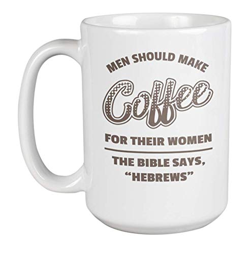 Hebrews Christian Coffee & Tea Mug - Inspirational Bible Verse Ceramic Cup (15oz) - Perfect for Morning Devotion, Church Gifts & Christian Home Decor