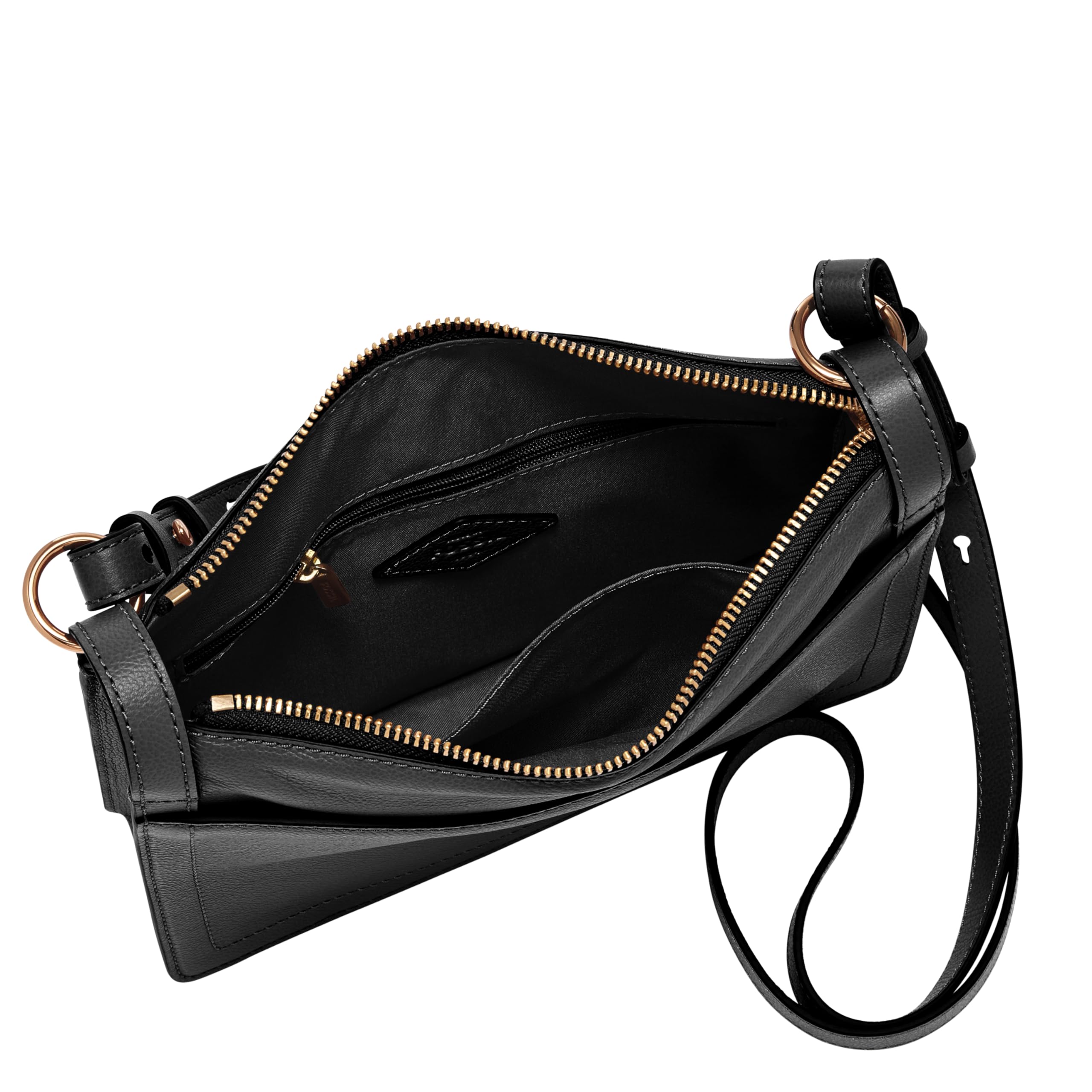 Fossil Women's Taryn Genuine Leather Crossbody Purse - Stylish Handbag for Everyday Use, Work & Travel Accessories