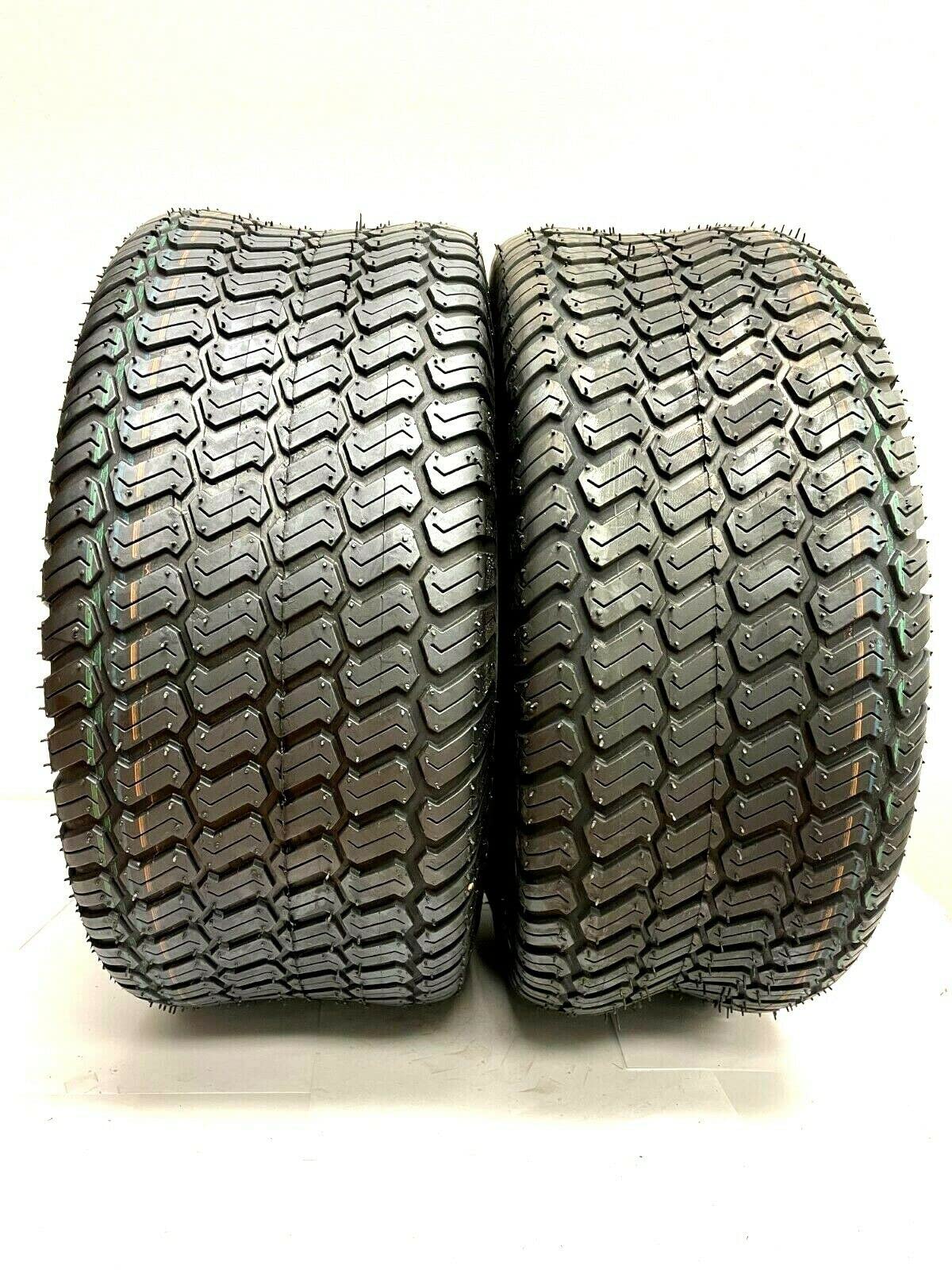 2 New 20x8.00-8 Tractor Turf Lawn Mower Tires - 4 Ply Tubeless Replacement Tires for Riding Mowers, Garden Tractors & Zero-Turn Mowers - Perfect for Lawn Care & Landscaping
