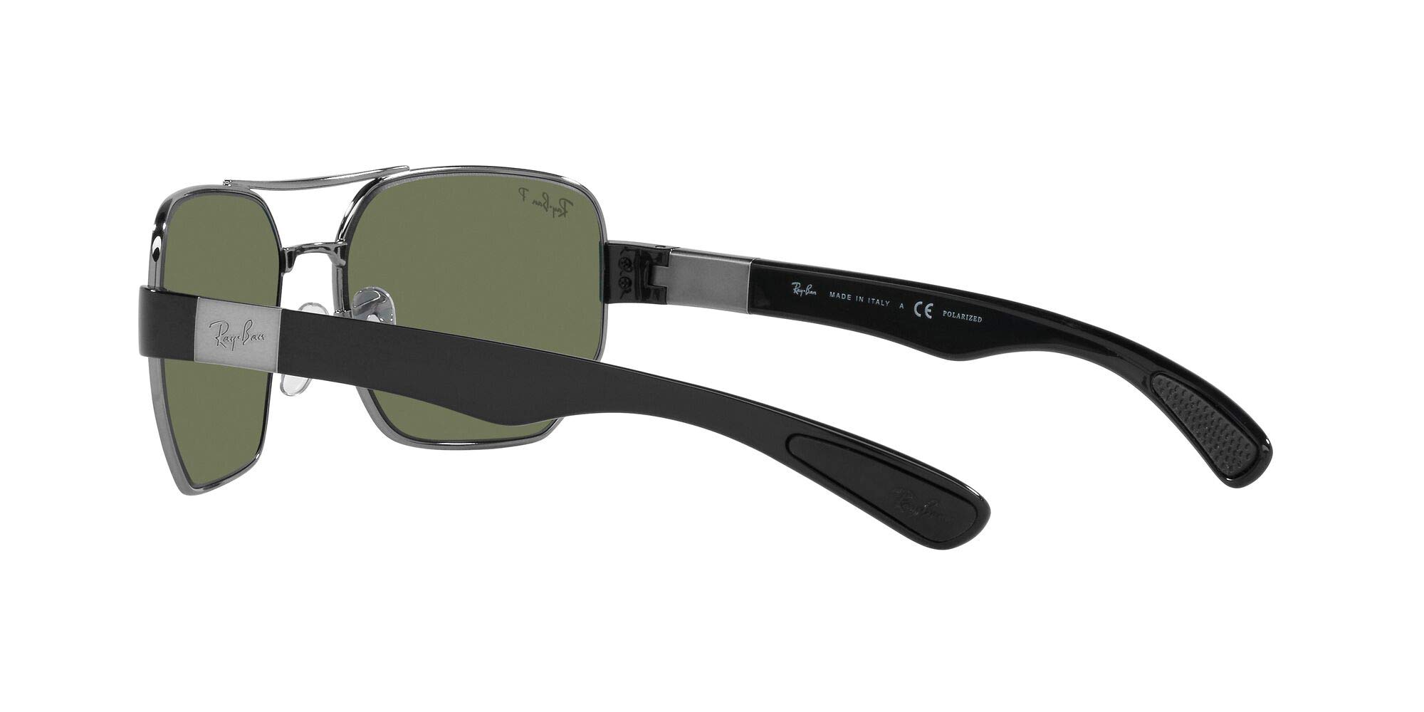 Ray-Ban RB3672 Rectangular Sunglasses for Men & Women - UV Protection, Polarized Lenses, Classic Aviator Style - Perfect for Driving, Beach, Outdoor Activities