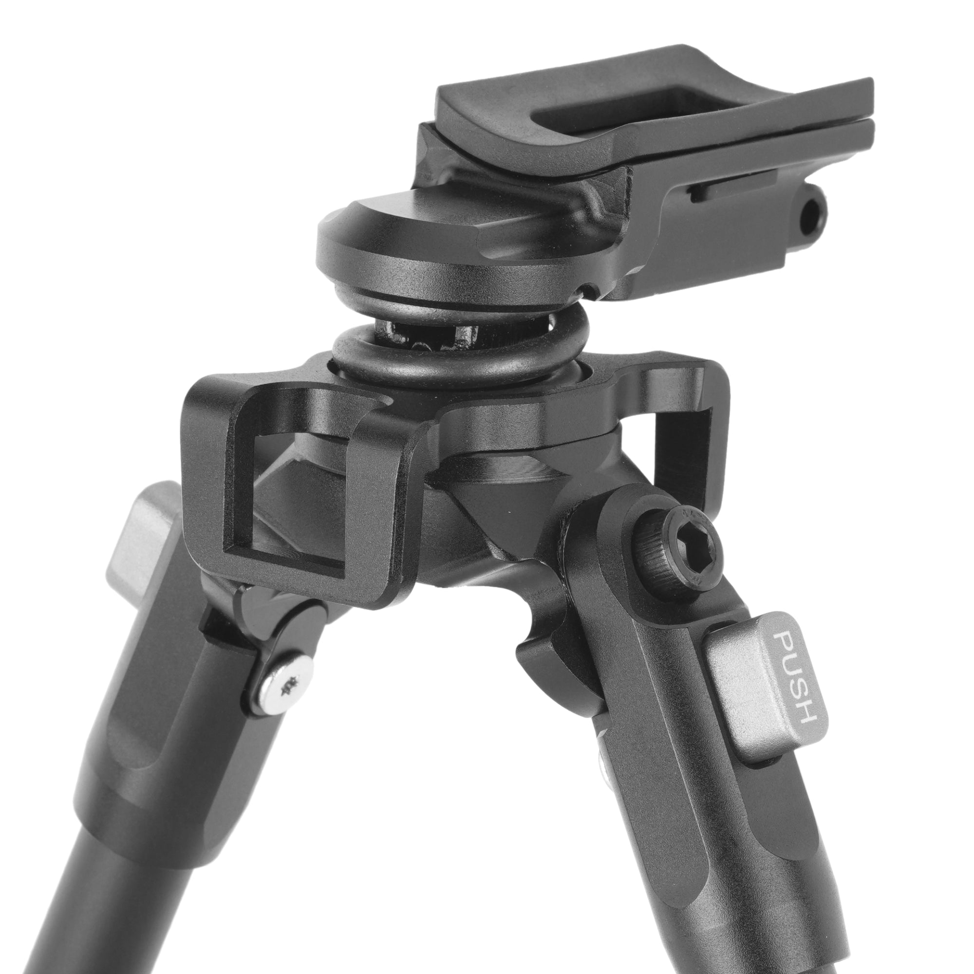 Equalizer 1 A Aluminum Gun Bipod with Forearm Sling Stud Attachment - Lightweight Shooting Rest for Hunting, Target Practice & Outdoor Adventures