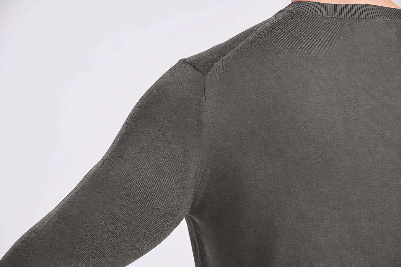 100% Cotton V-Neck Sweater for Men - Soft & Comfortable Pullover Black V-Neck Sweater - Casual & Business Wear - Perfect for Office, Dating & Everyday Outfits