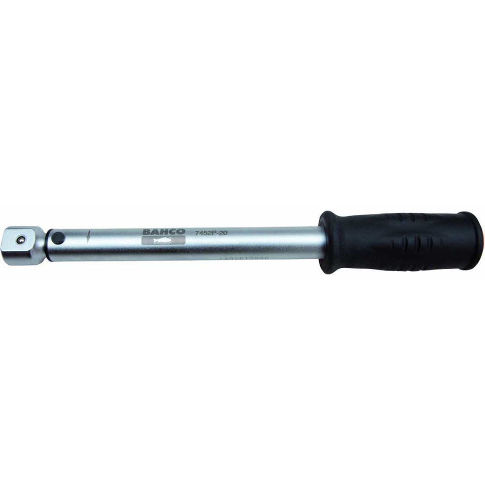 Bahco 7452P-20 Professional Mechanical Torque Wrench 4-20 Nm (3-15 ft-lb) - Silver/Black Finish - Precision Tool for Automotive, Bicycle & Machinery Maintenance