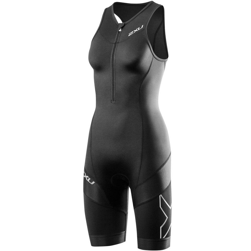 2XU Women's Elie Compression Trisuit - High-Performance Triathlon Suit for Swimming, Cycling & Running - Perfect for Training & Racing