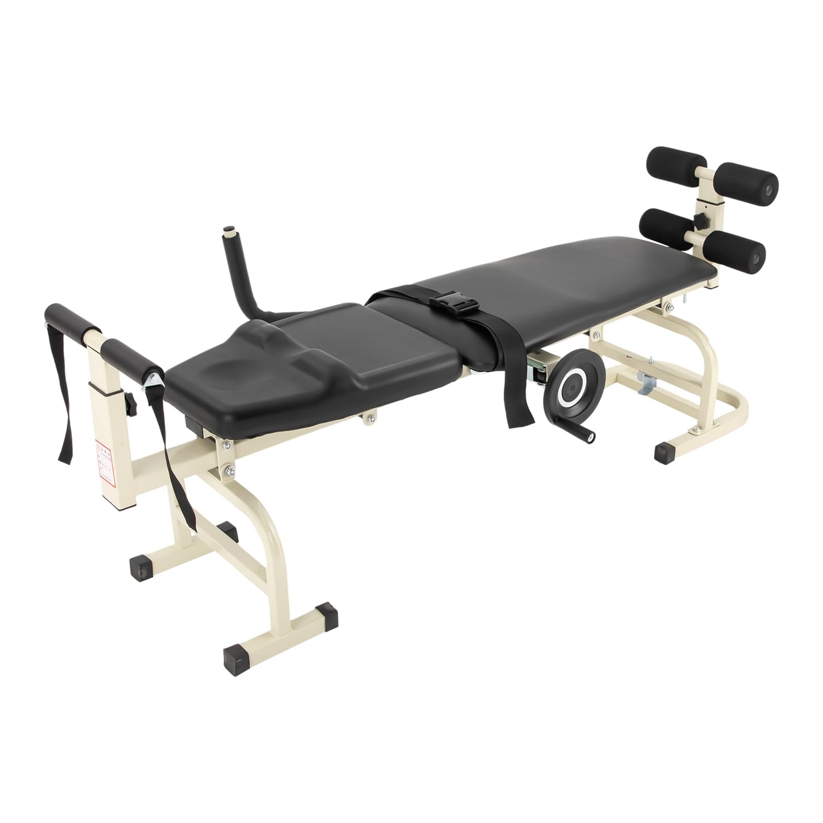 **Professional Lumbar Traction Table & Cervical Spine Stretcher - Adjustable Massage Bed for Pain Relief, Home & Commercial Use - Ideal for Chiropractic Therapy & Physical Rehabilitation**