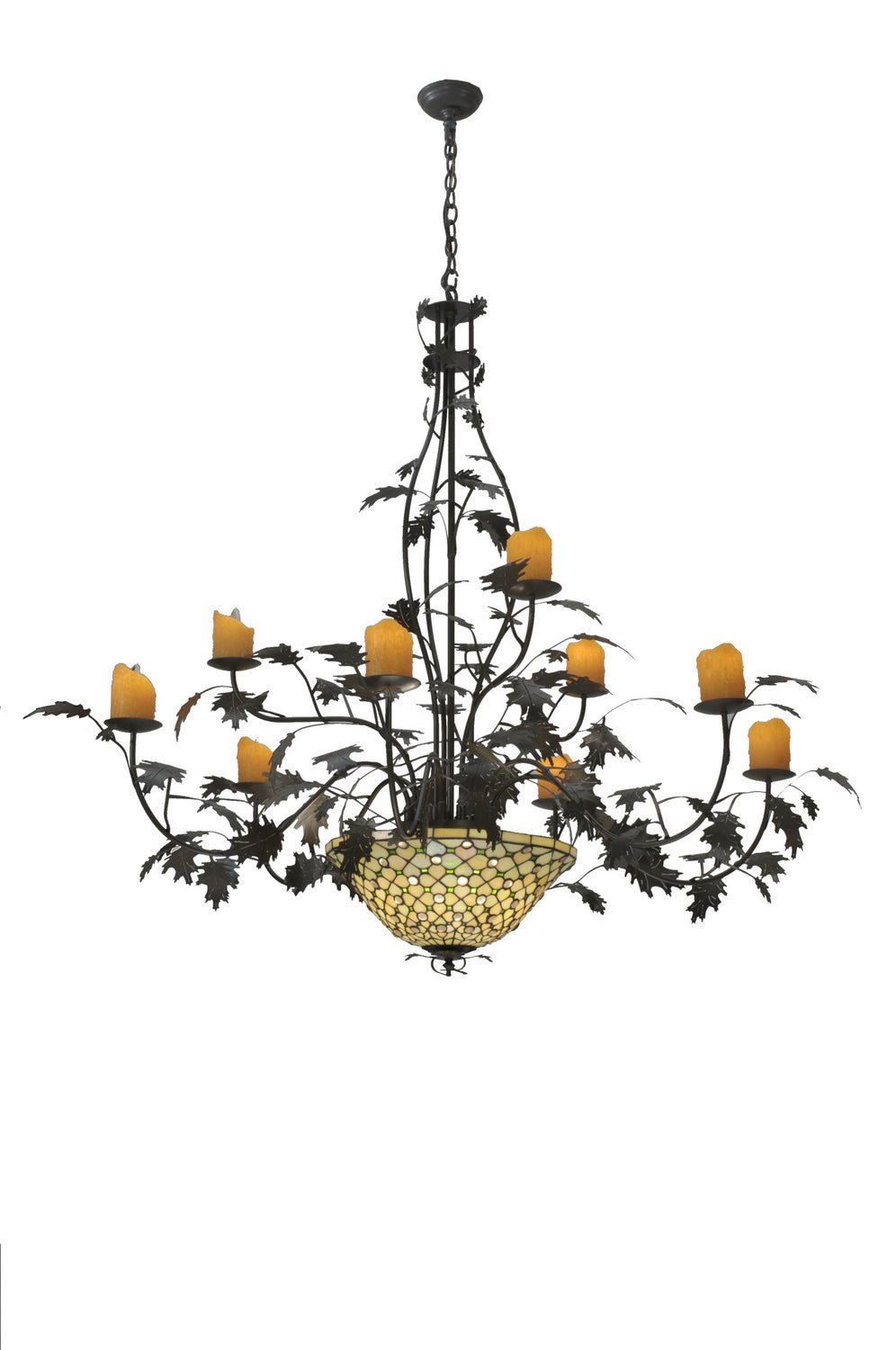 12-Light Crystal Chandelier for Dining Room - Modern Ceiling Light Fixture with LED Bulbs, Elegant Home Decor for Living Room & Bedroom