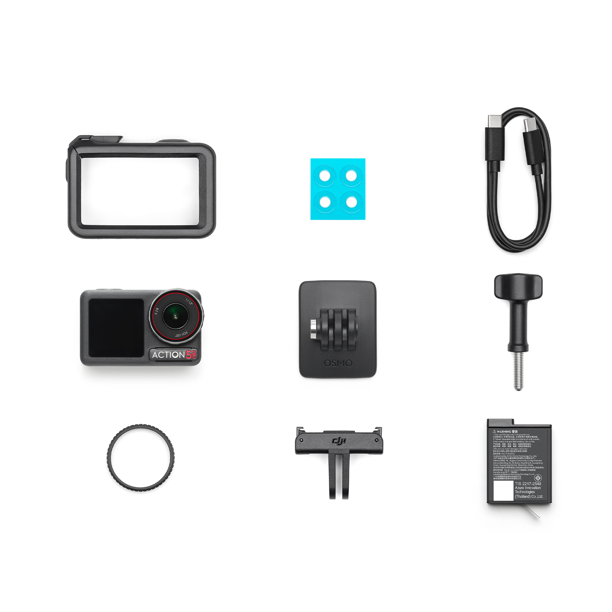 DJI Osmo Action 5 Pro 4K Waterproof Action Camera with Touch Screen - Perfect for Vlogging, Surfing, Skiing & Outdoor Adventures