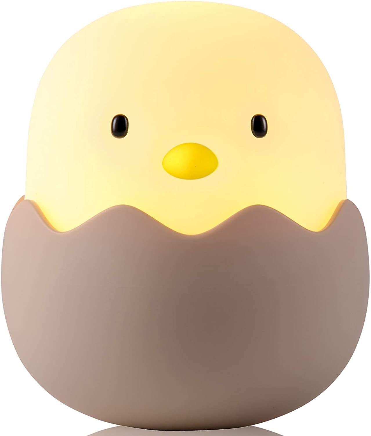 Cute Egg Shell Night Light - Rechargeable LED Dimmable Nursery Lamp with 20-Minute Timer & Touch Control, Perfect for Baby Girls' Rooms, Women's Bedrooms & Living Room Decor | Soft Lighting for Night Feeding, Reading & Relaxation