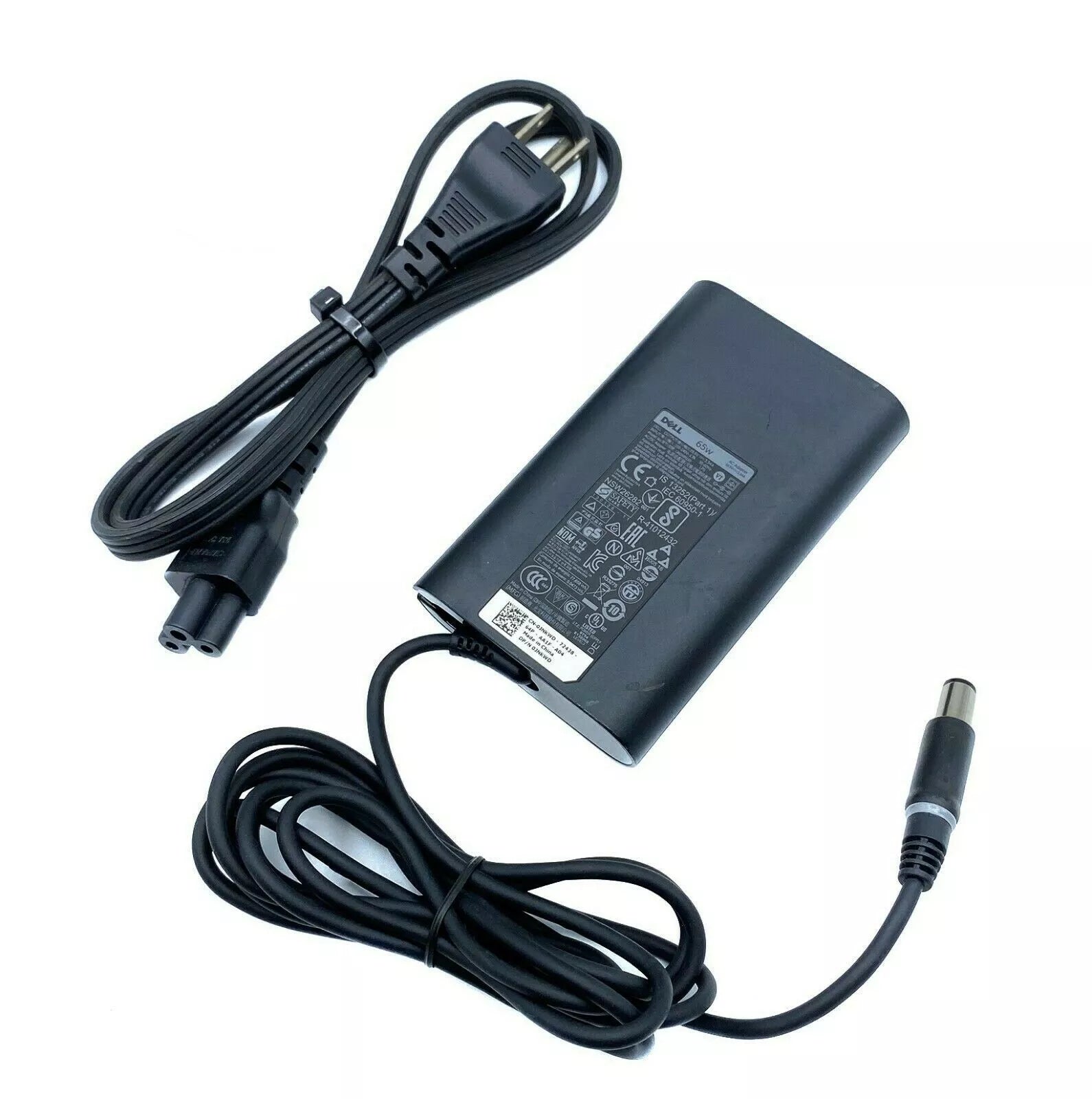 Genuine Dell Latitude 65W AC Adapter Charger (05K74V) - 19.5V 3.34A with 7.4mm Tip for Latitude XPS, Inspiron, Vostro, Studio Laptops - Perfect for Home, Office & Travel Use