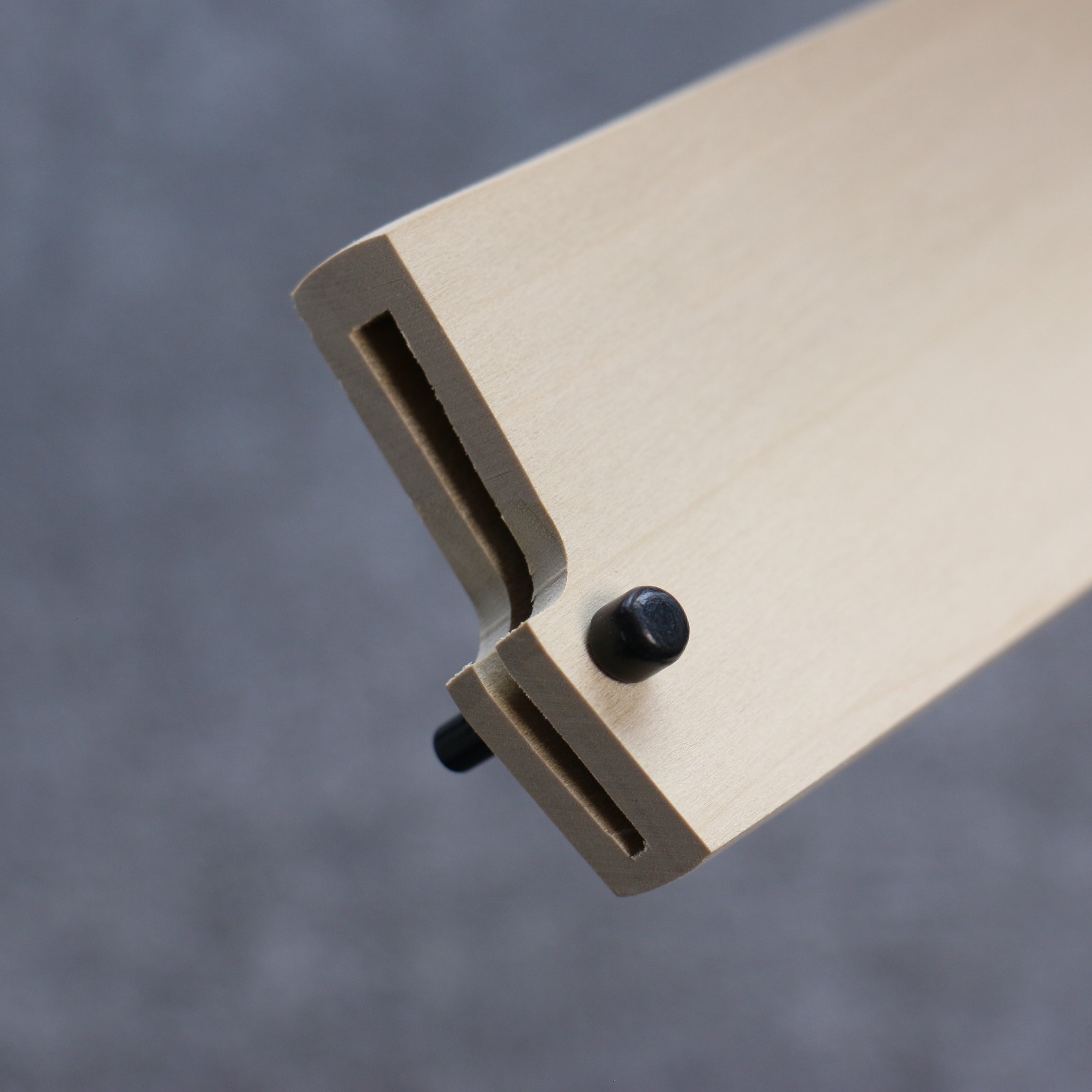 150mm Small Santoku Knife with Magnolia Sheath & Plywood Pin - Perfect for Home Kitchen, Camping, and Outdoor Cooking