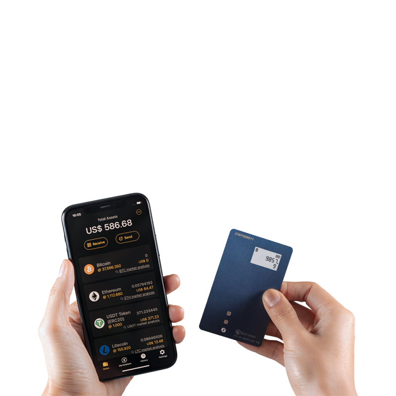 CoolWallet Pro - Secure Bluetooth Hardware Wallet for Bitcoin & Cryptocurrencies | Cold Storage for Crypto Assets | Perfect for Trading, Investing & Digital Payments