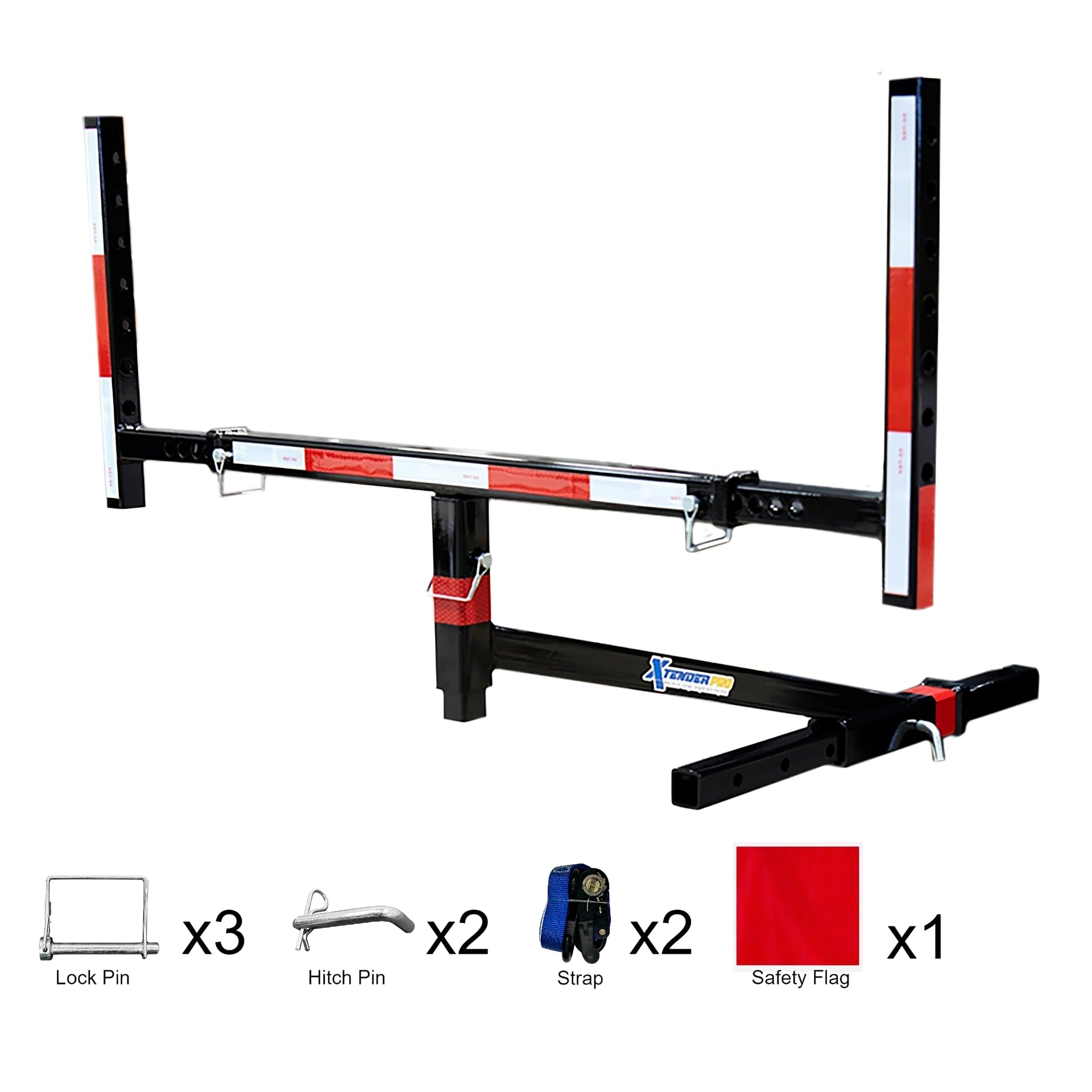 XTENDER PRO™ Heavy-Duty Truck Bed Extender - 750 LB Capacity - Aluminum Pickup Truck Accessory for Hauling & Cargo Management (Perfect for Construction, Camping & Outdoor Adventures)