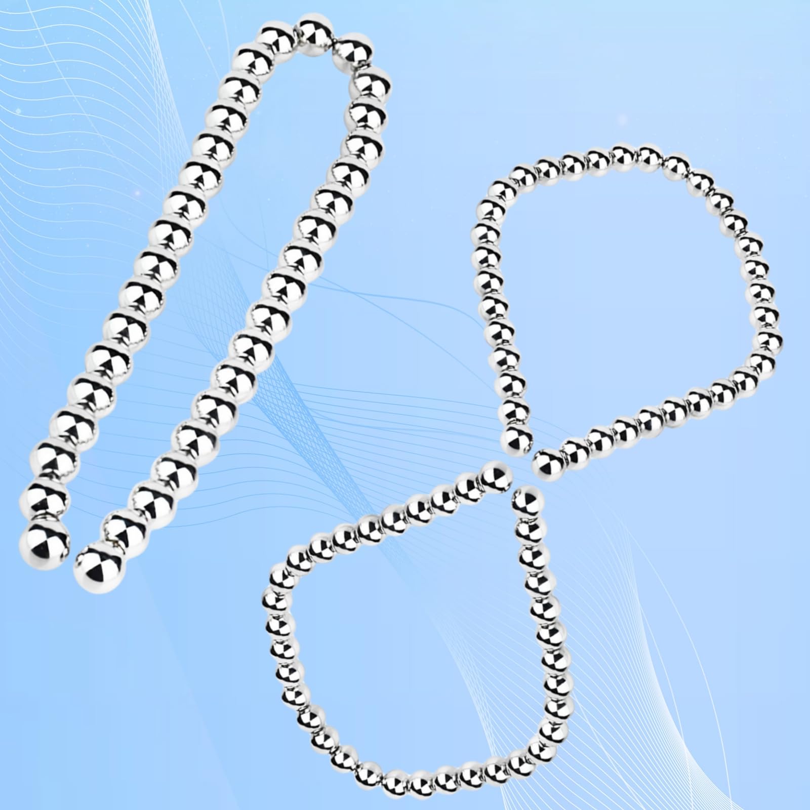 Premium Stainless Steel Anal Beads for Couples - 4 Sizes (XL) - Comfortable Metal Sex Toy for Men & Women - Perfect for Sensual Play & Intimate Exploration