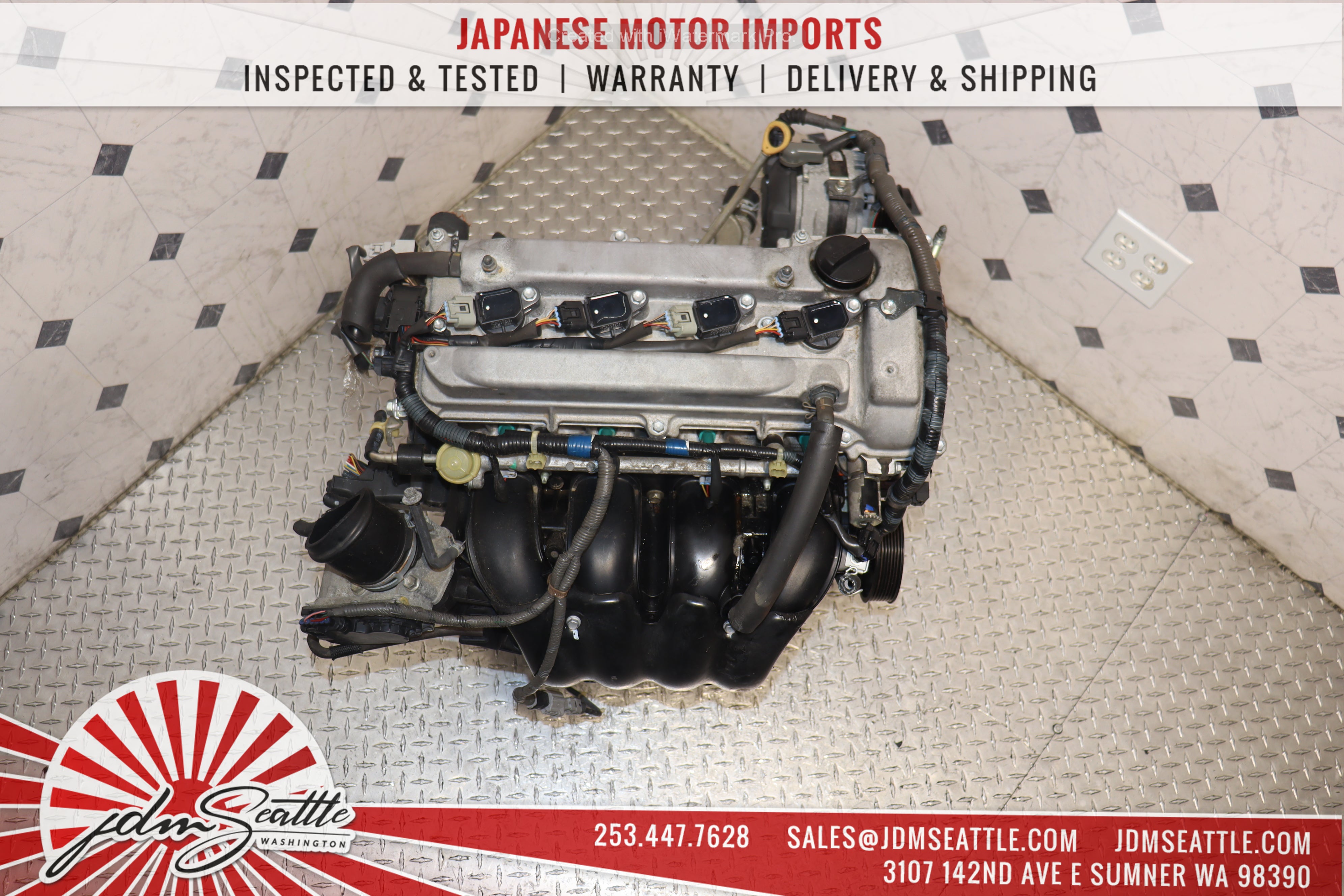 2006-2008 Toyota RAV4 2.4L 2AZ-FE DOHC Engine Replacement - Compatible with JDM Models - Perfect for Performance Upgrades & Engine Rebuilds